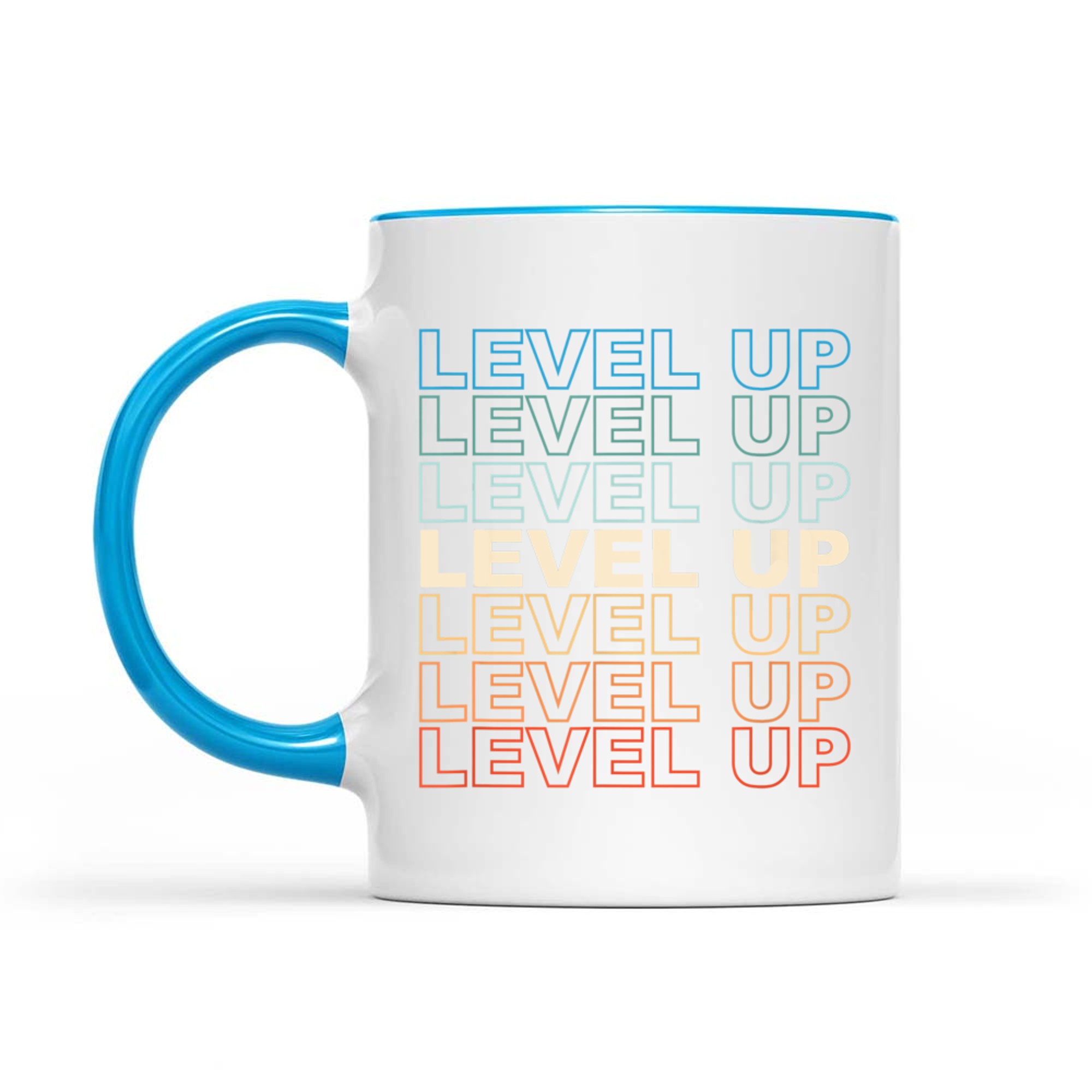 Vintage Gamer LEVEL UP Video Game Lover Retro Gaming Mug