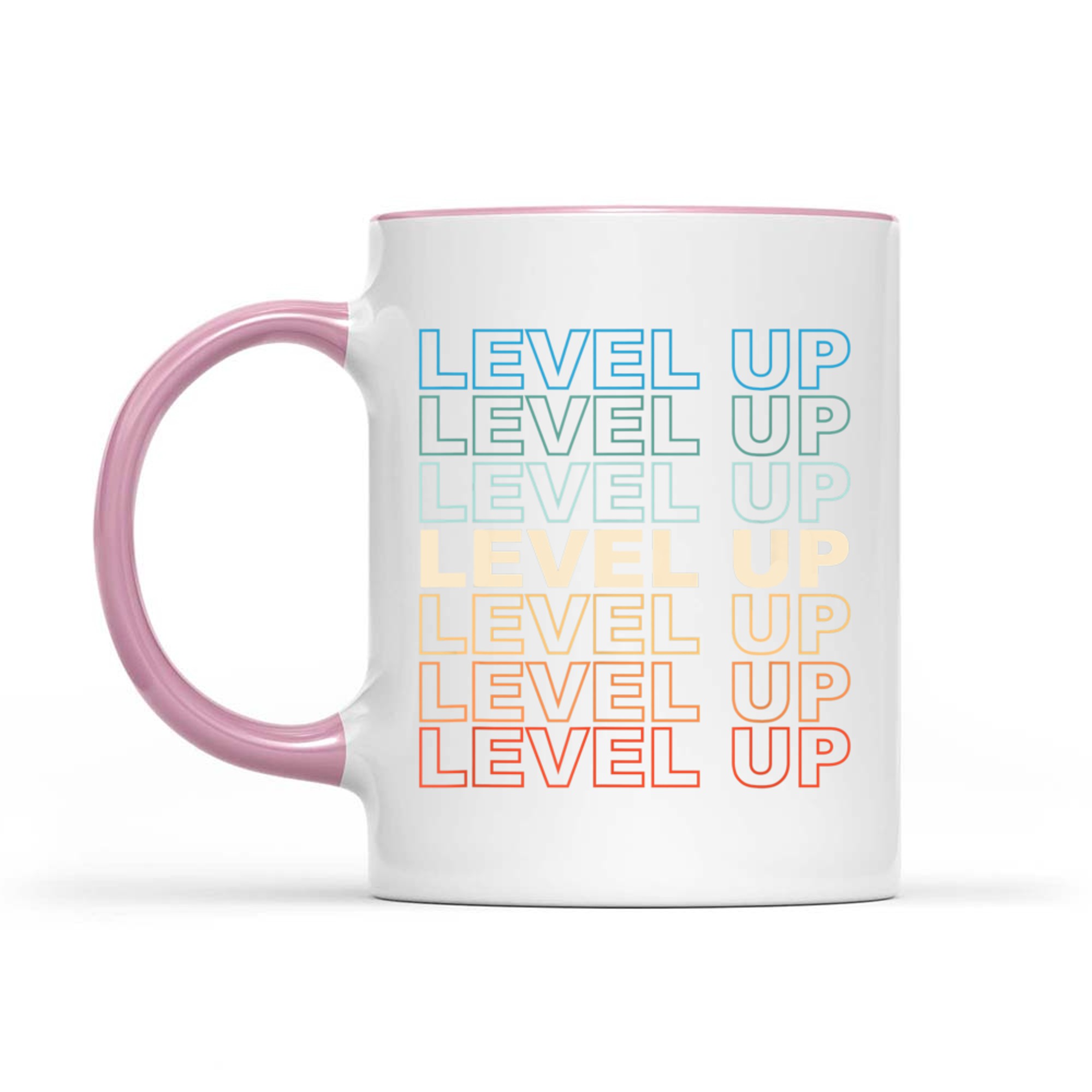 Vintage Gamer LEVEL UP Video Game Lover Retro Gaming Mug