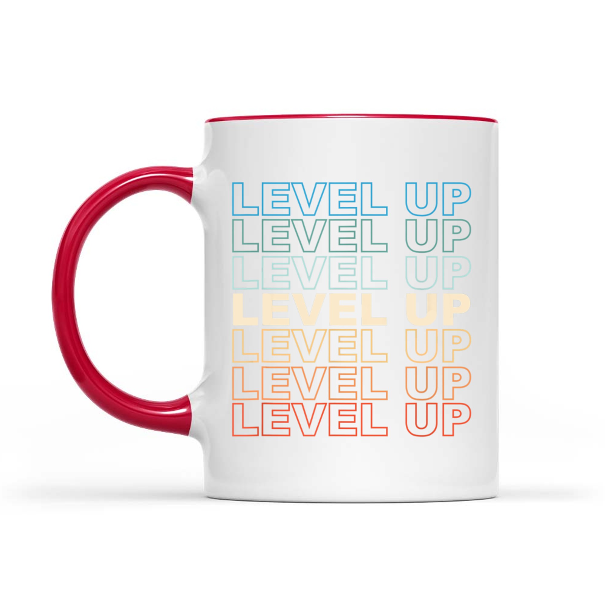 Vintage Gamer LEVEL UP Video Game Lover Retro Gaming Mug