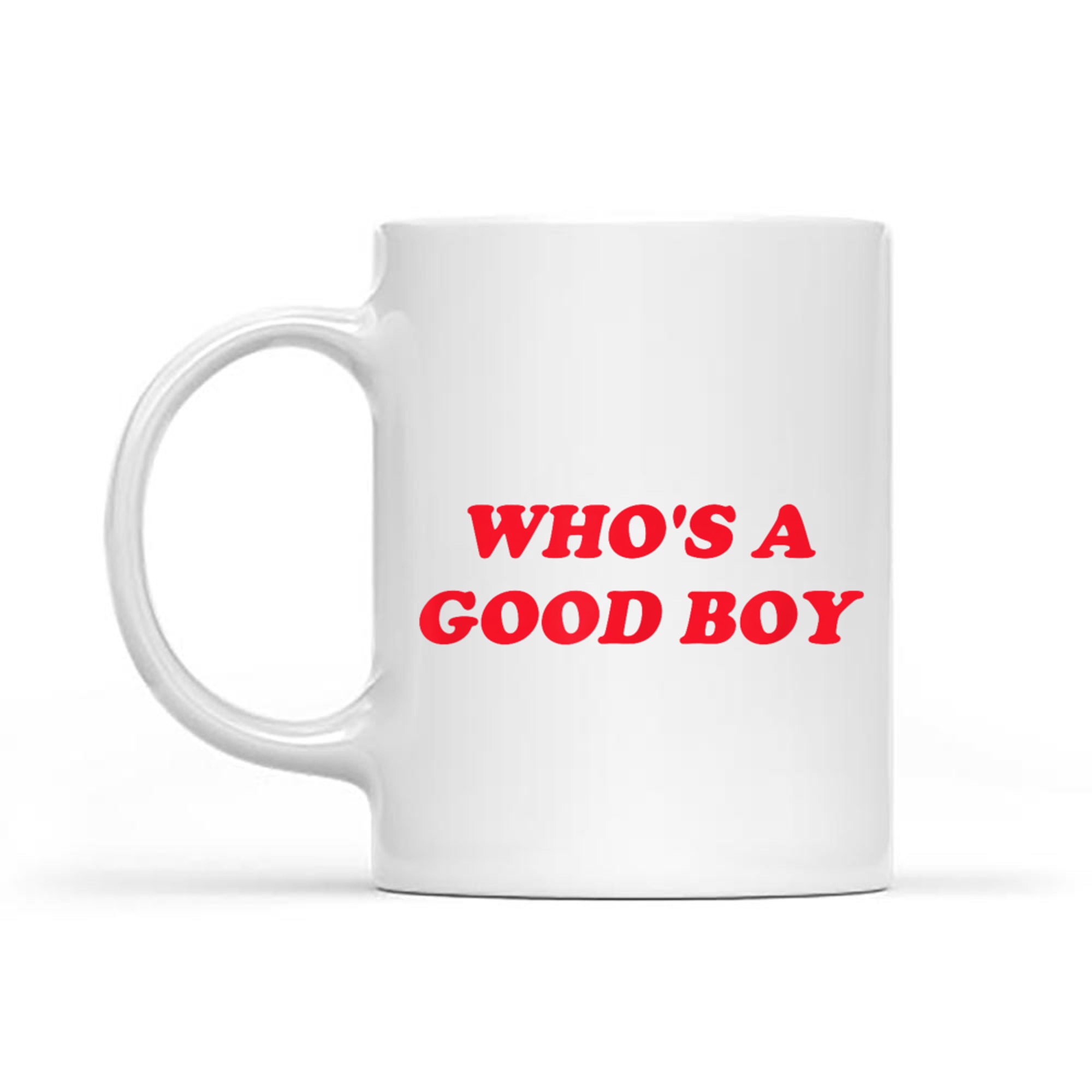 Who's A Good Boy Funny Retro Y2K Mug