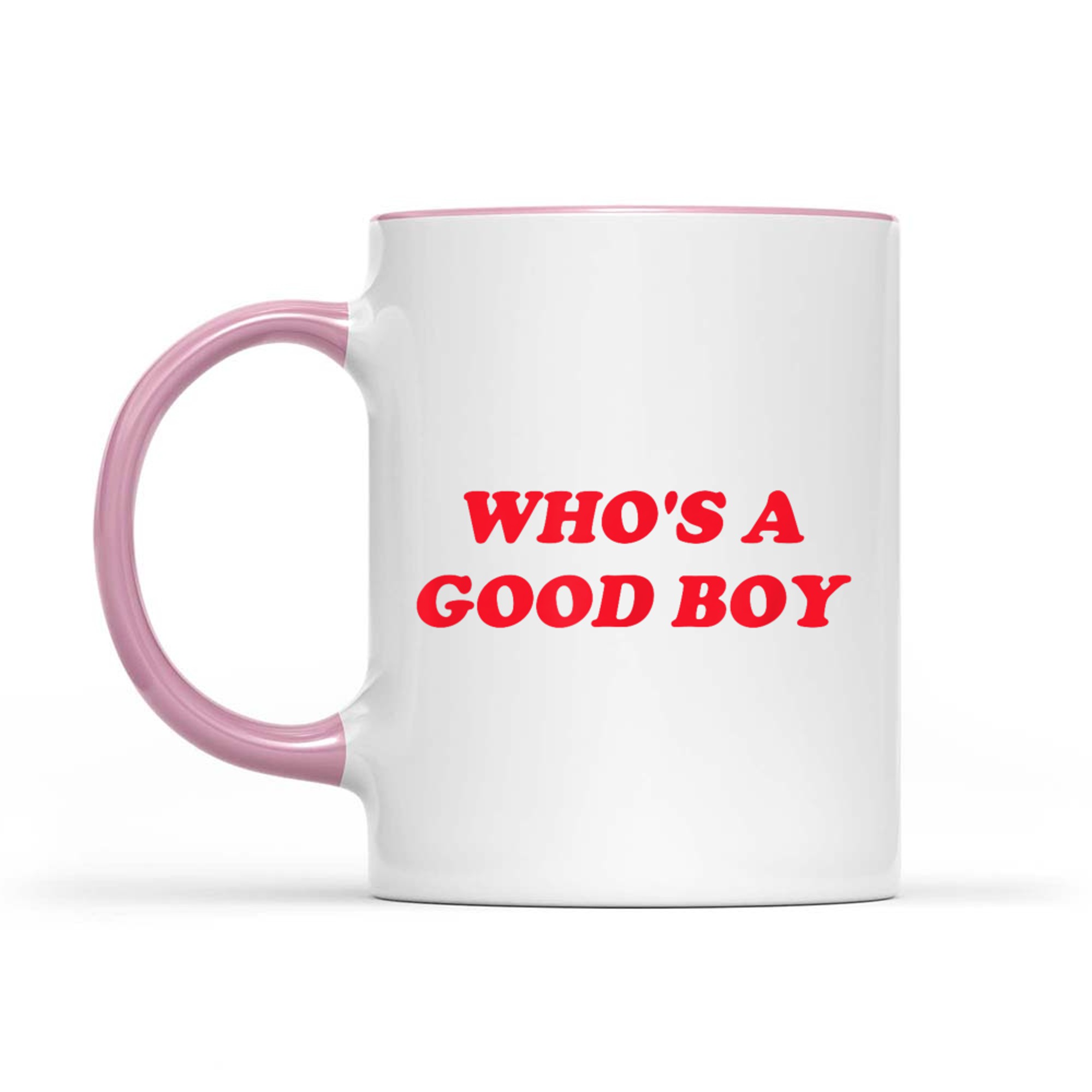 Who's A Good Boy Funny Retro Y2K Mug