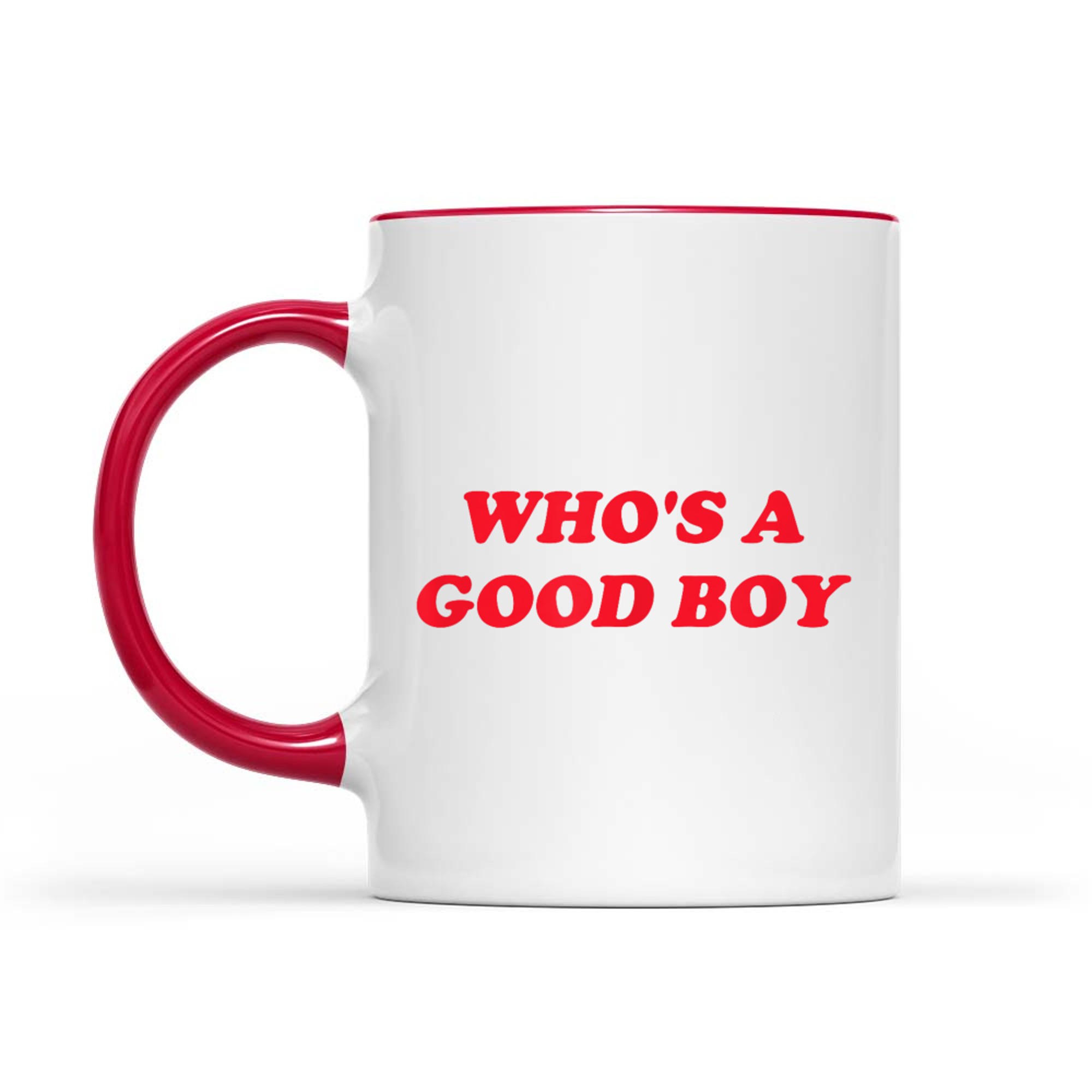 Who's A Good Boy Funny Retro Y2K Mug