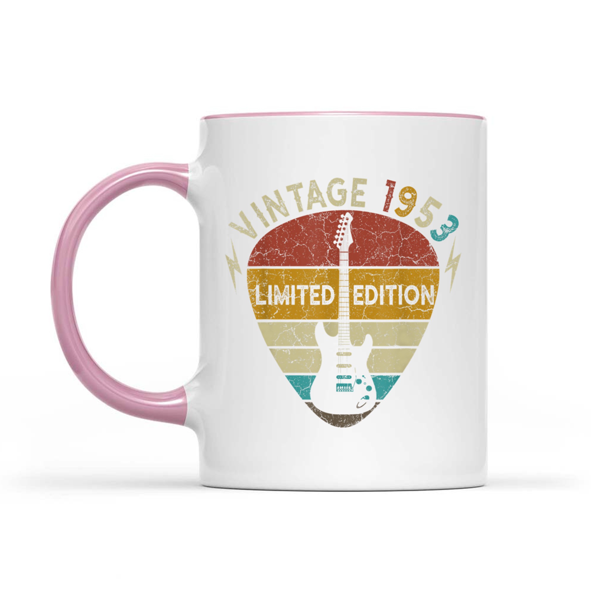 Years Old Gift Vintage Guitar Lover 72th Birthday Mug
