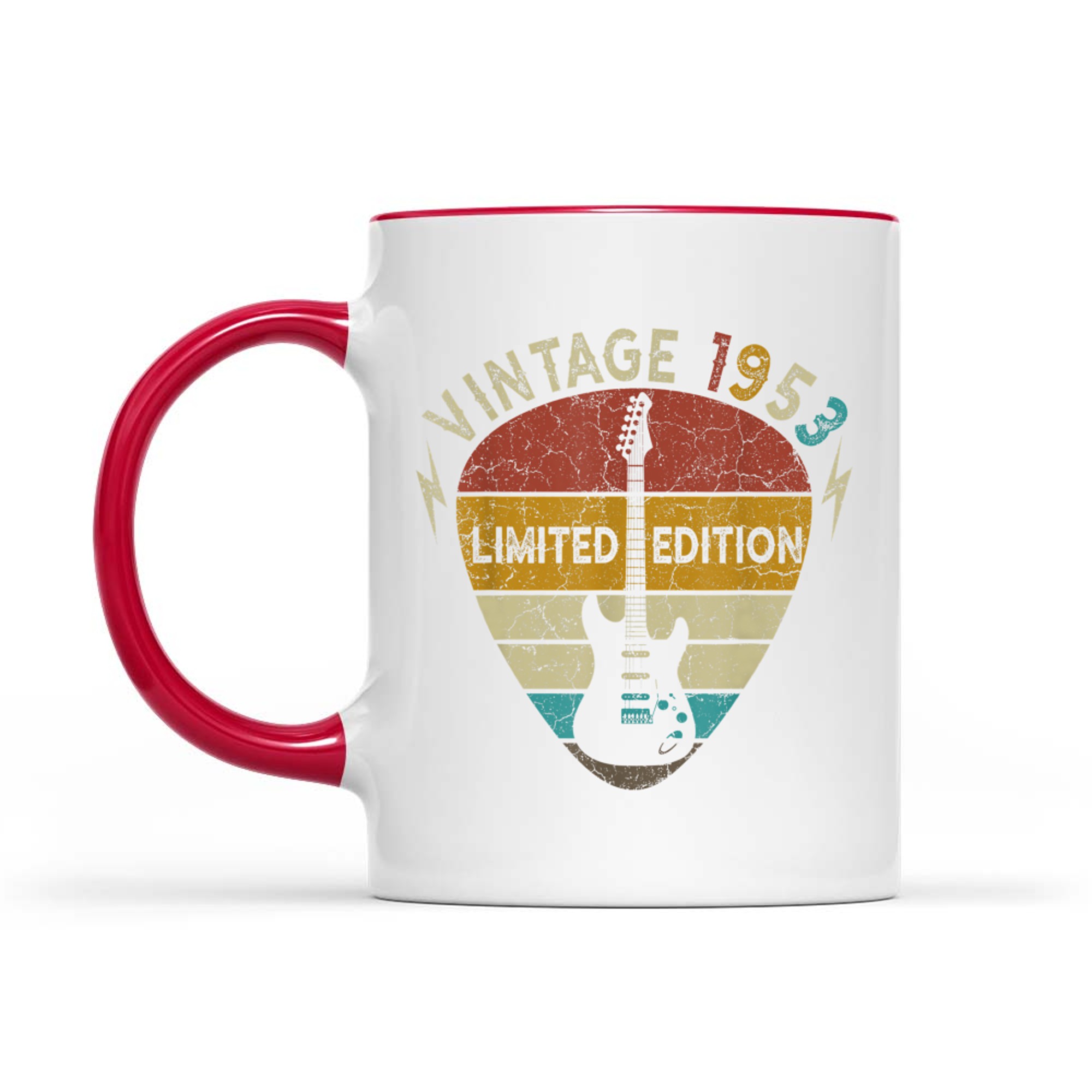 Years Old Gift Vintage Guitar Lover 72th Birthday Mug