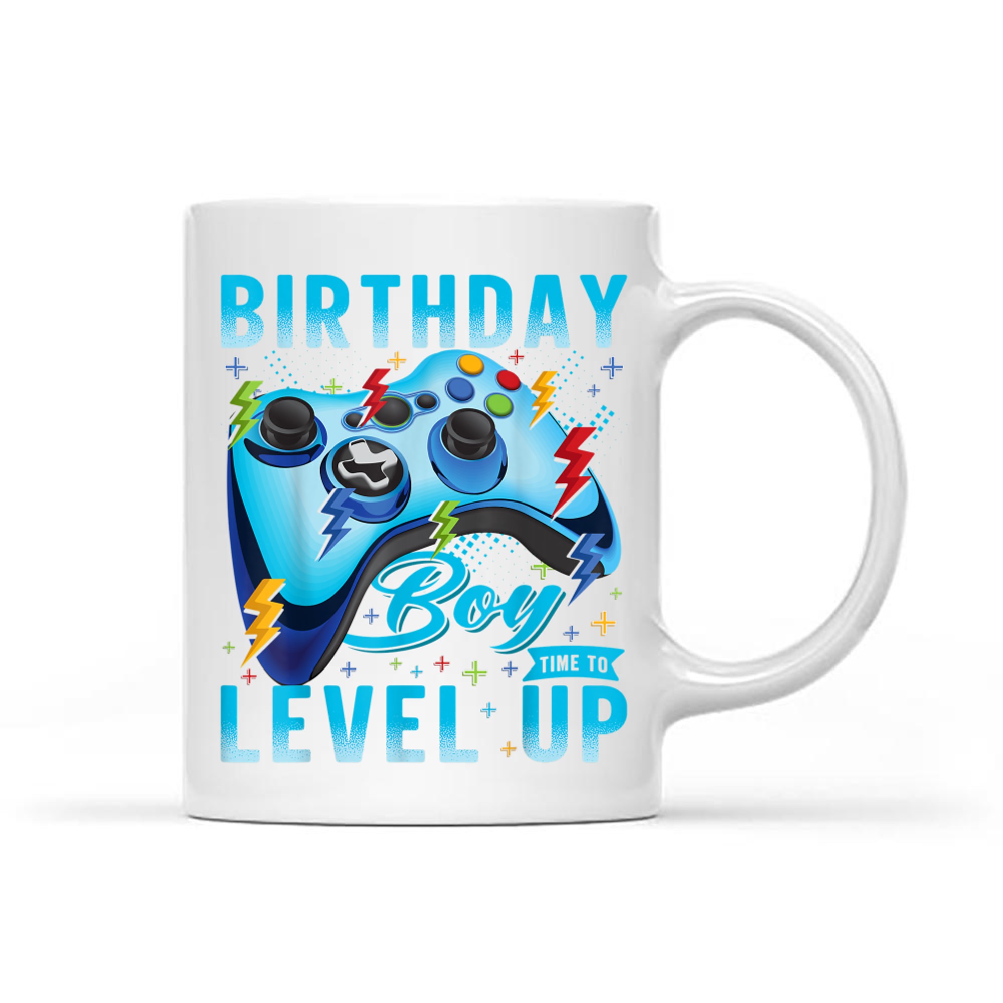 Birthday Boy Time to Level Up Video Game Birthday Gamer Mug