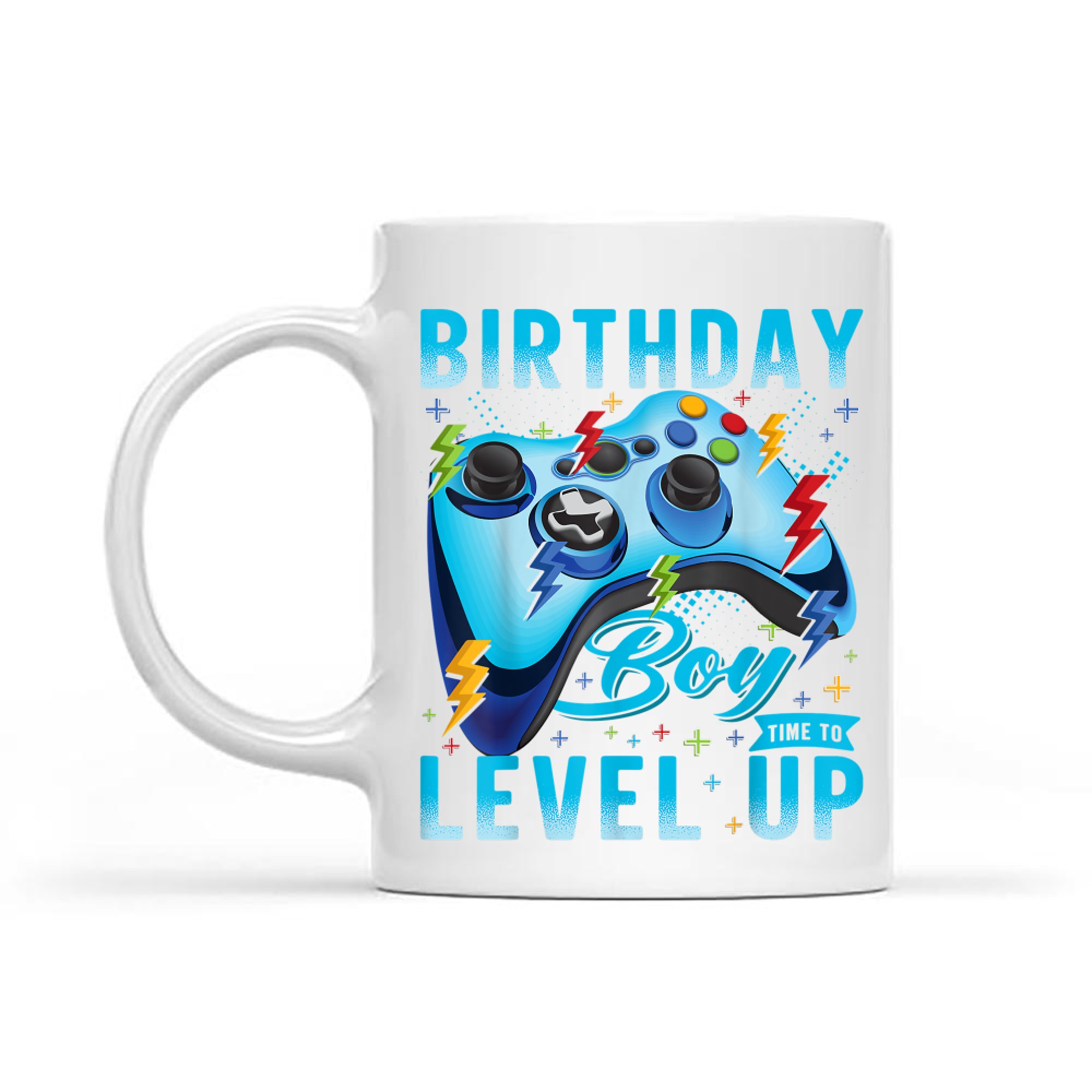 Birthday Boy Time to Level Up Video Game Birthday Gamer Mug
