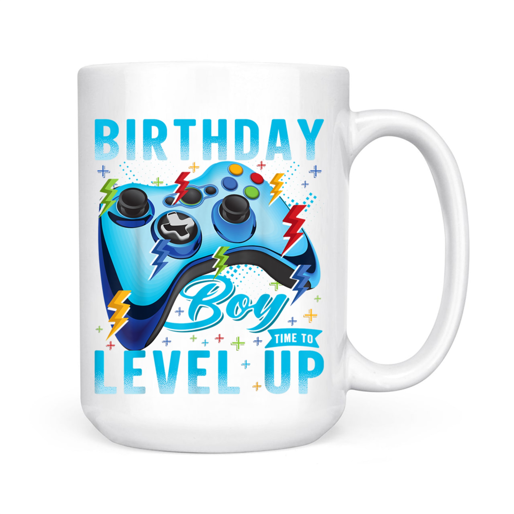 Birthday Boy Time to Level Up Video Game Birthday Gamer Mug