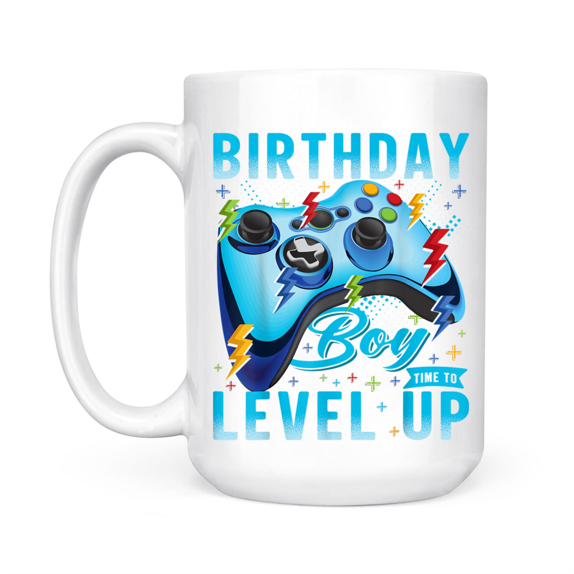 Birthday Boy Time to Level Up Video Game Birthday Gamer Mug