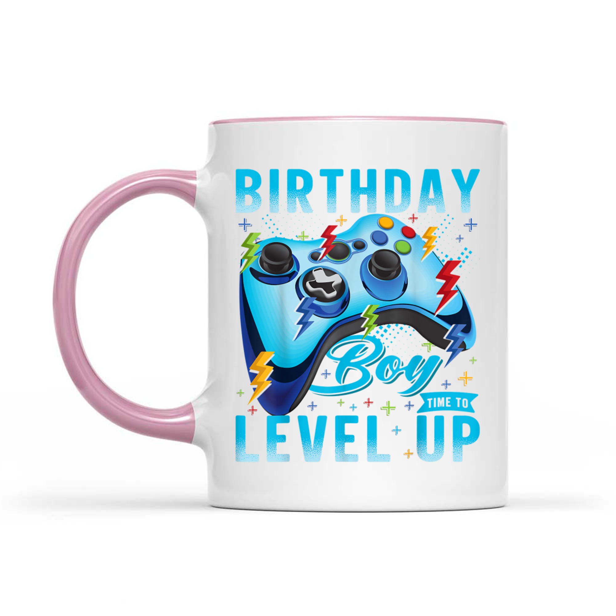 Birthday Boy Time to Level Up Video Game Birthday Gamer Mug