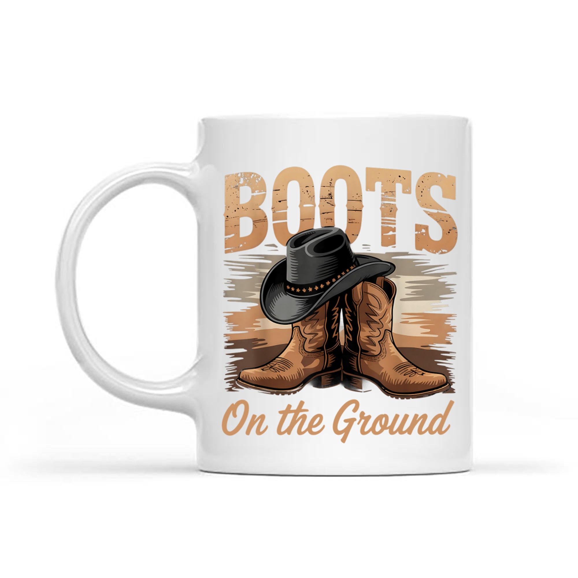 Boots On The Ground Black Cowgirl Melanin Mug