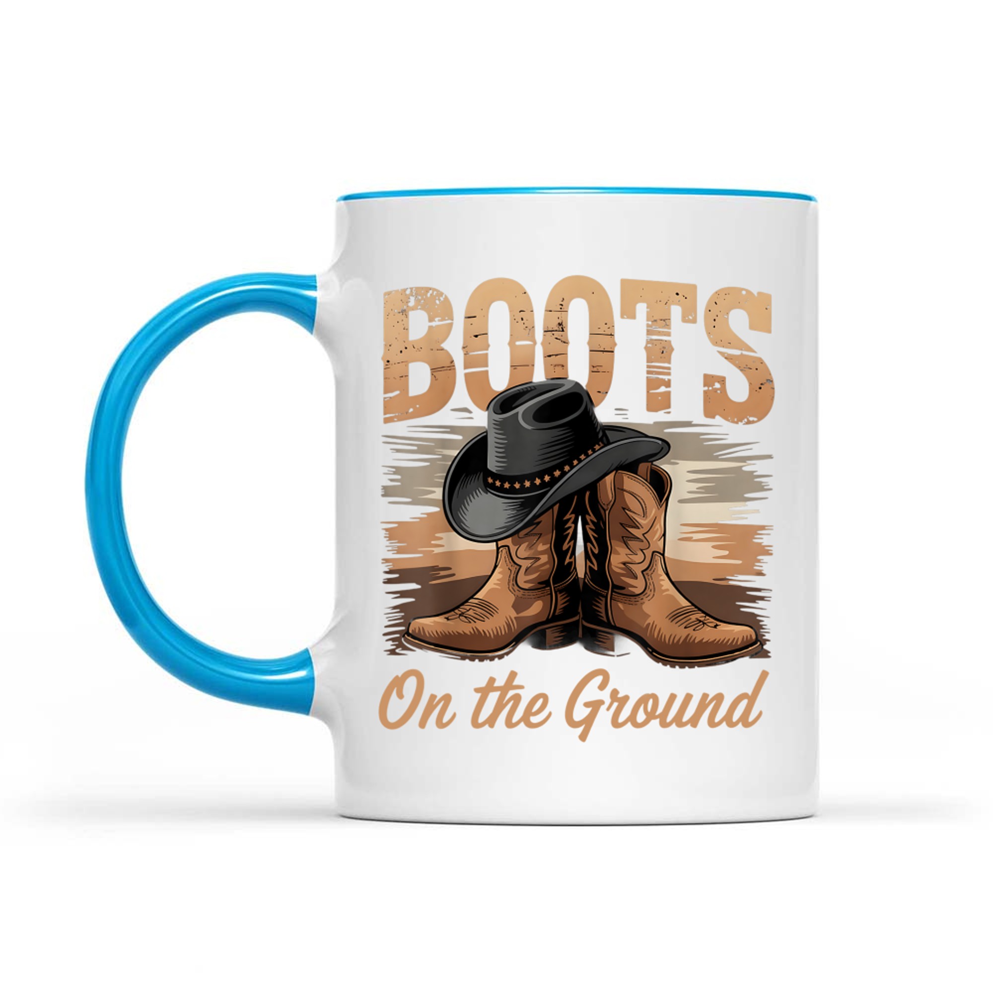 Boots On The Ground Black Cowgirl Melanin Mug