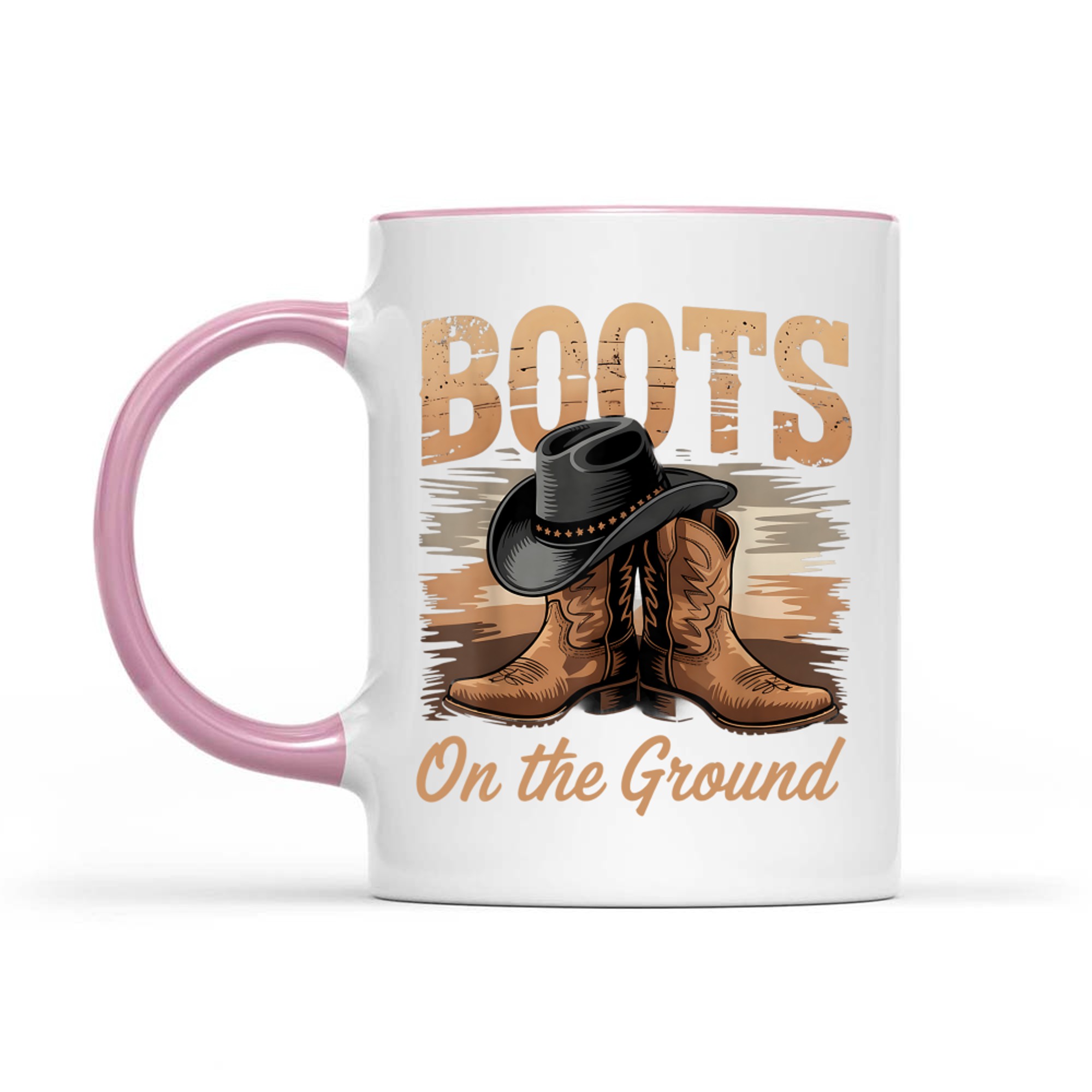 Boots On The Ground Black Cowgirl Melanin Mug