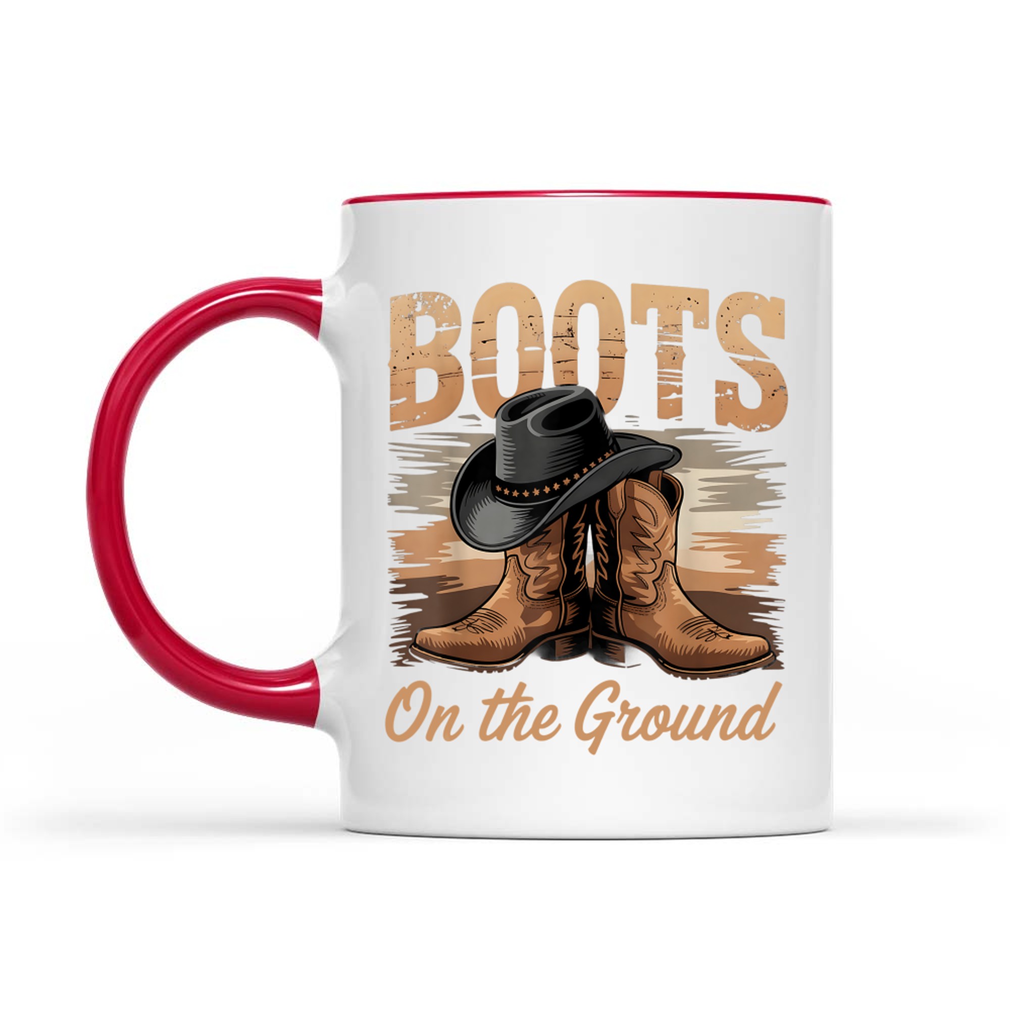 Boots On The Ground Black Cowgirl Melanin Mug