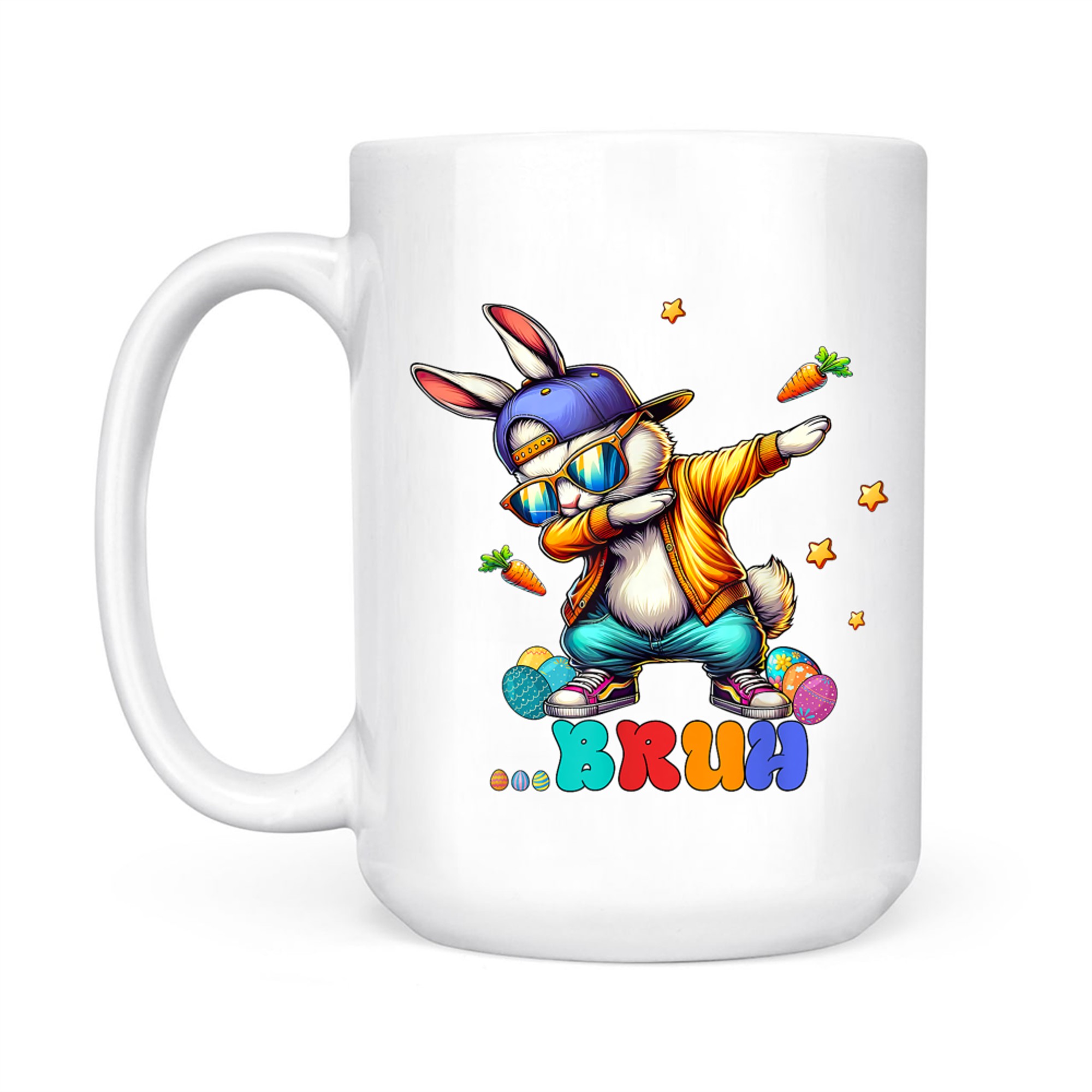 Bruh Dab Bunny Easter Funny Mug