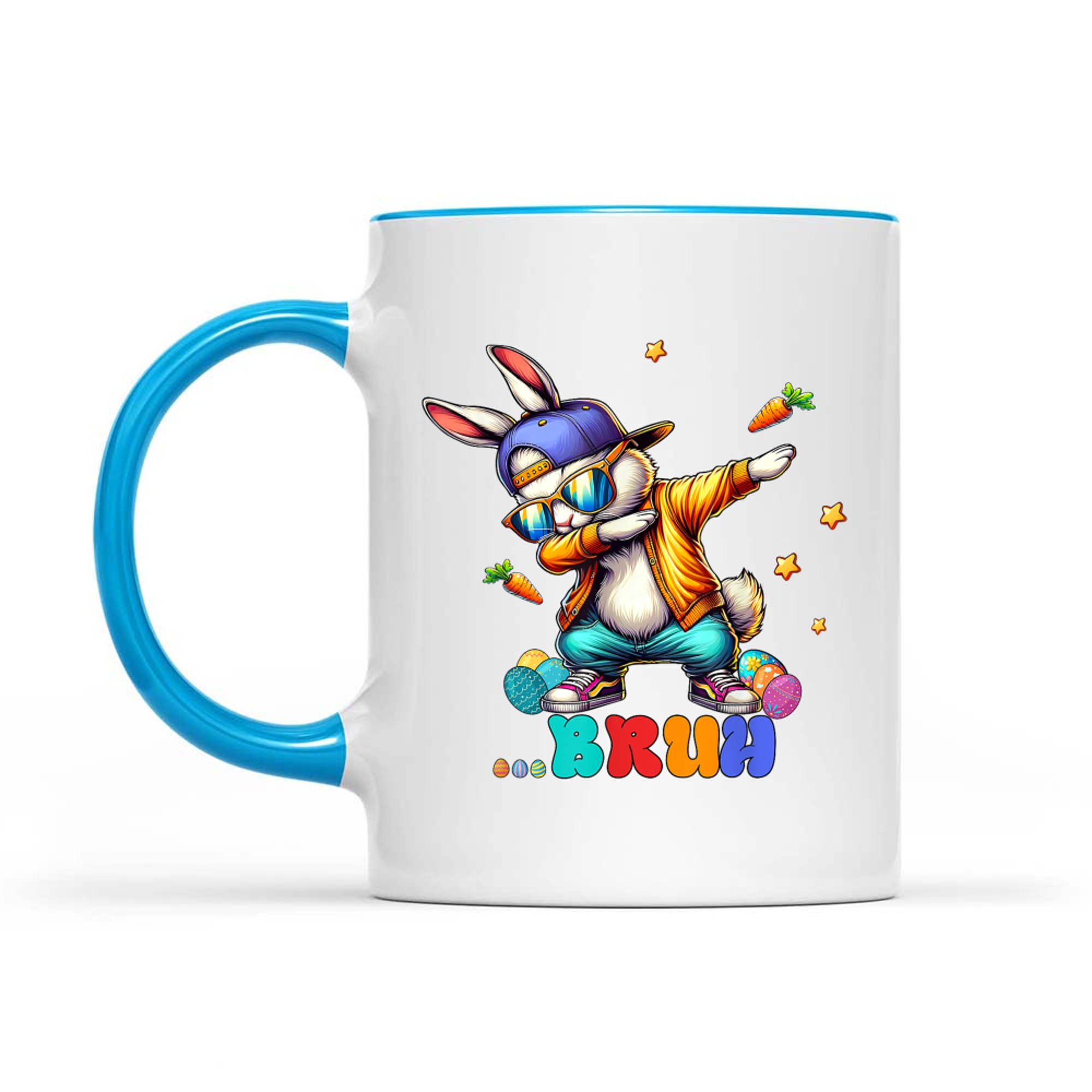 Bruh Dab Bunny Easter Funny Mug