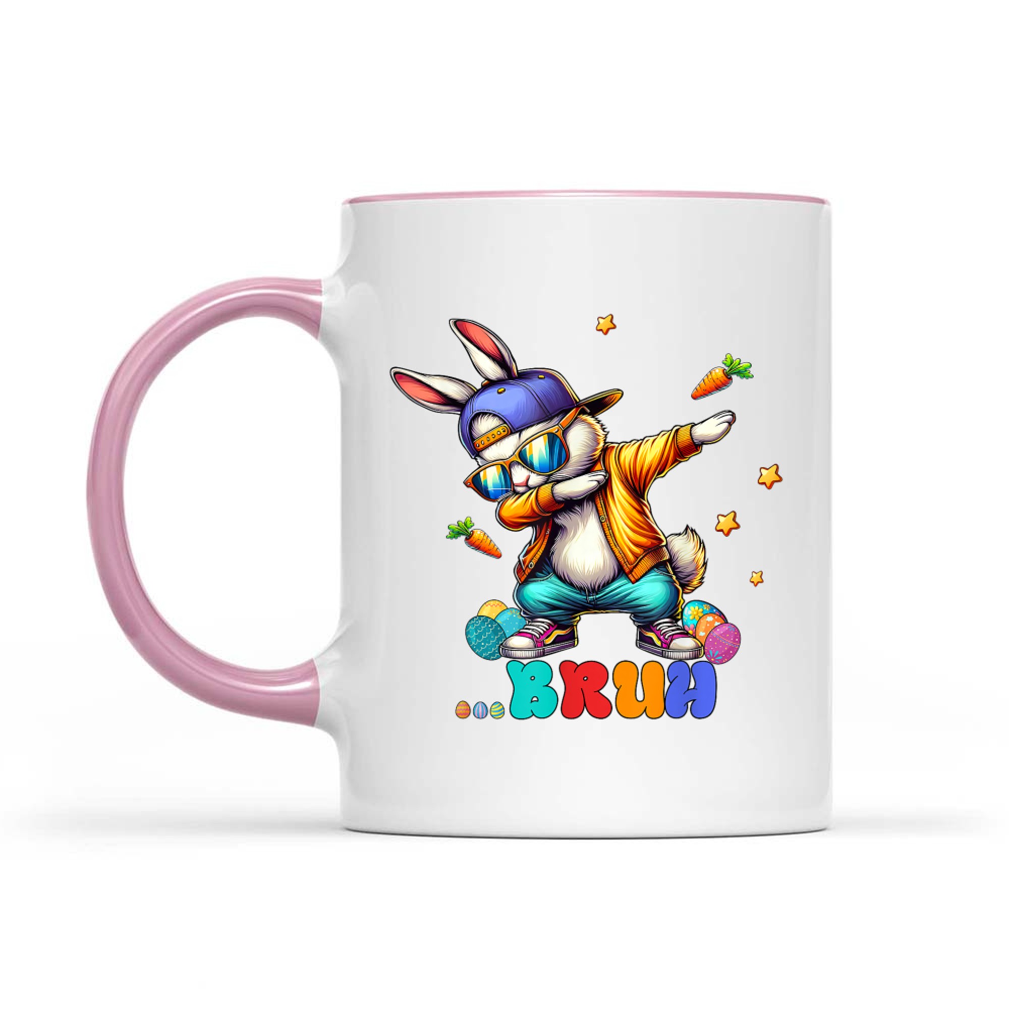 Bruh Dab Bunny Easter Funny Mug