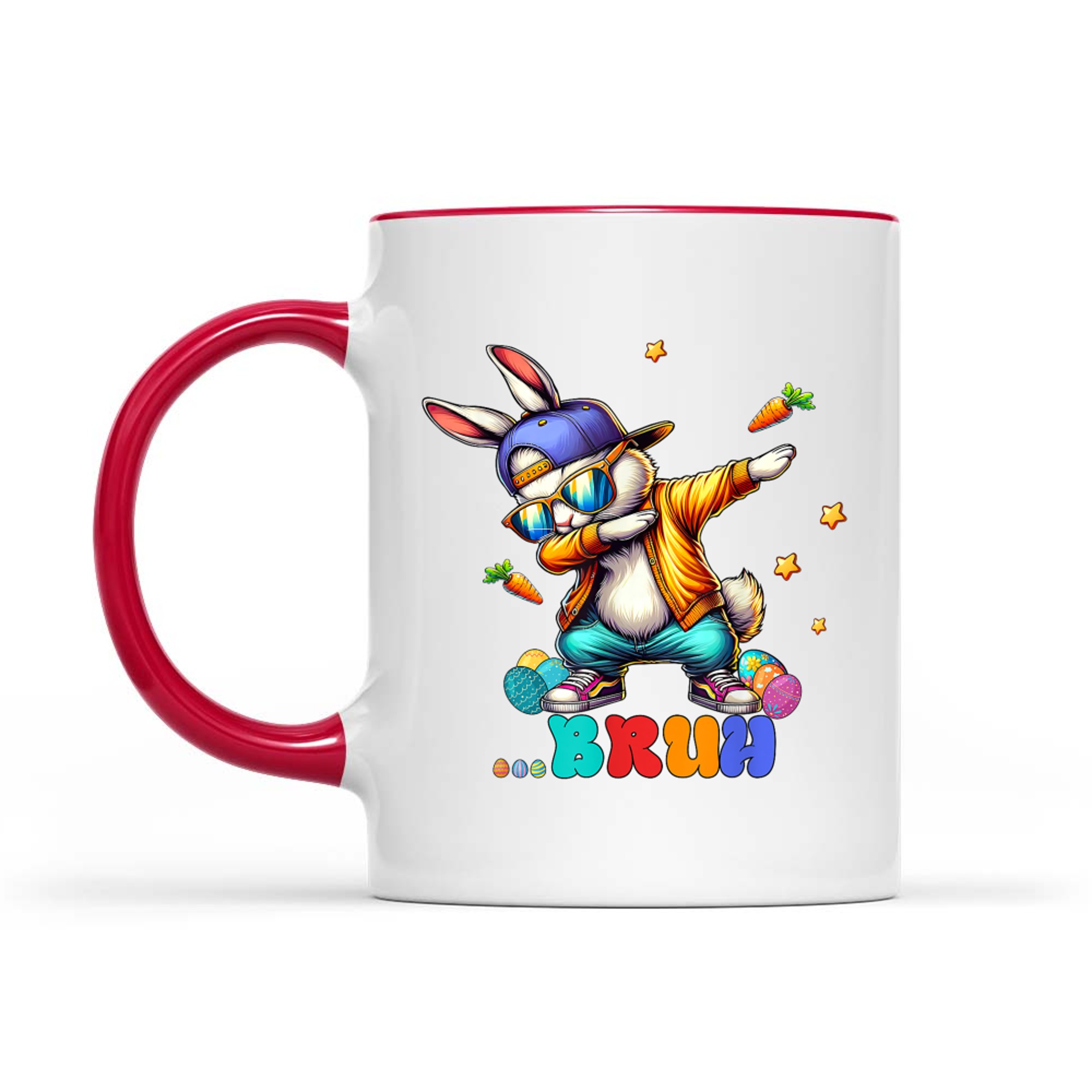 Bruh Dab Bunny Easter Funny Mug