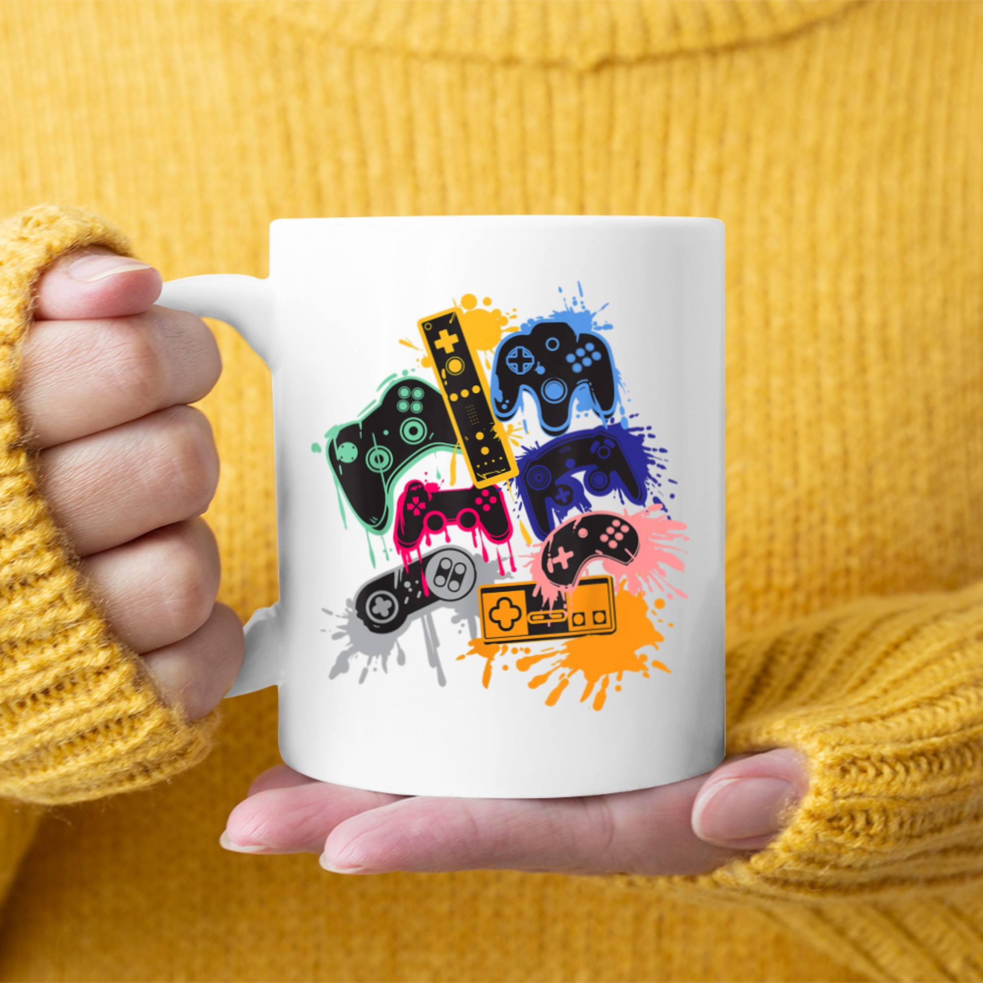 Control All The Things Video Game Controller Gamepad Gamer Mug