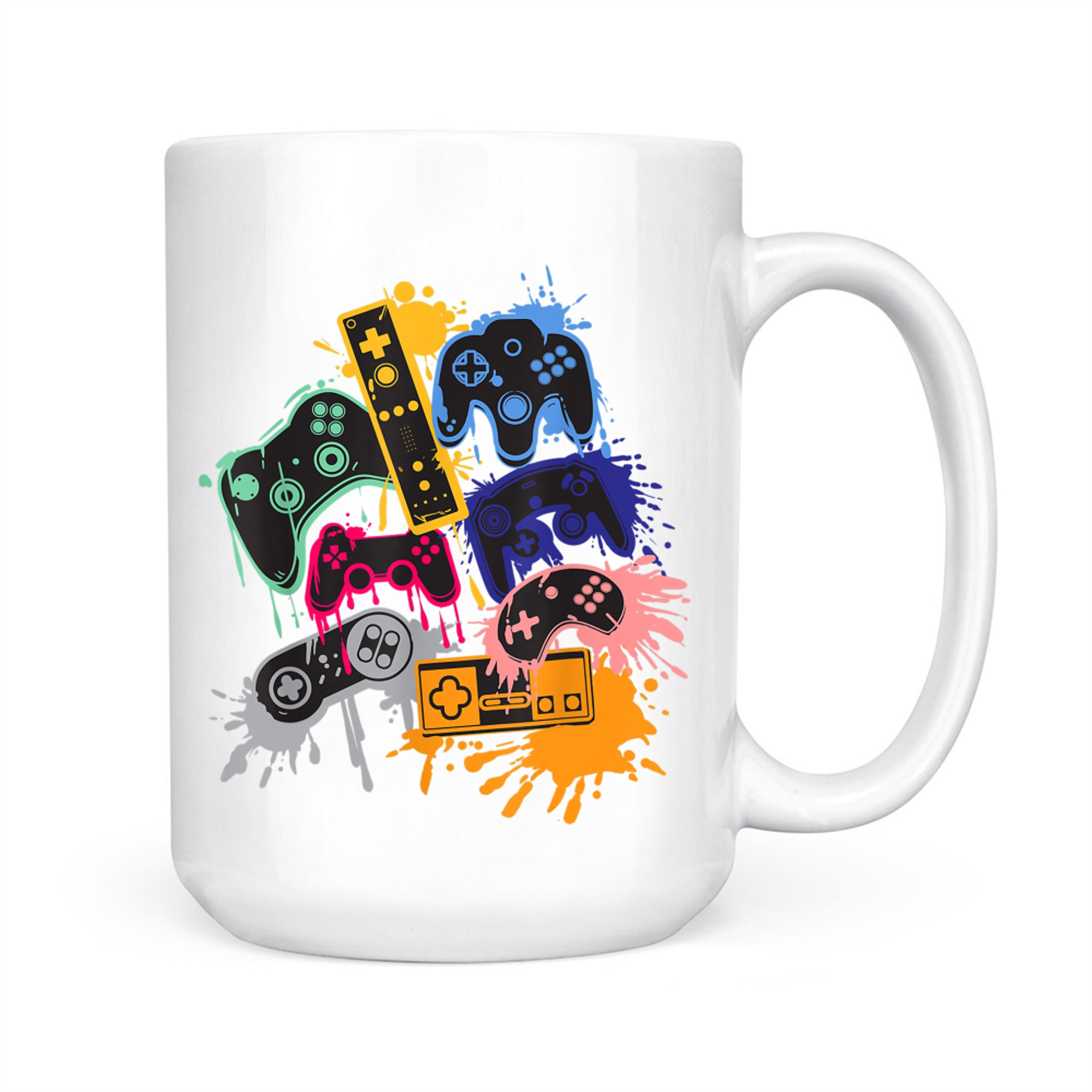 Control All The Things Video Game Controller Gamepad Gamer Mug