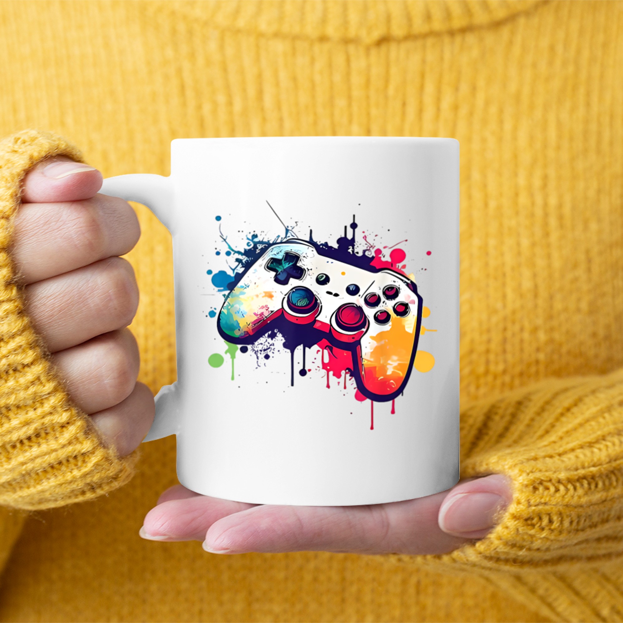 Control All The Things Video Game Controller Gamer Mug