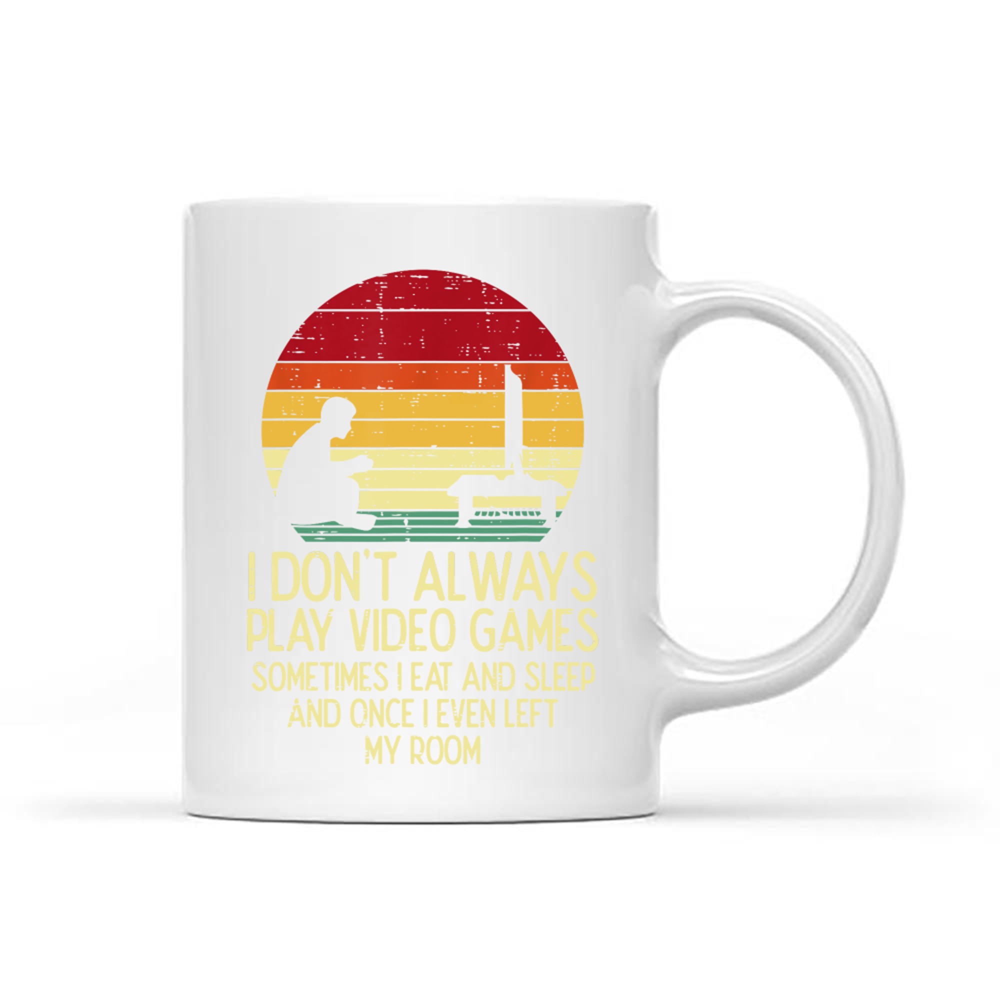 Dont Always Play Video Games Retro Gamer Mug