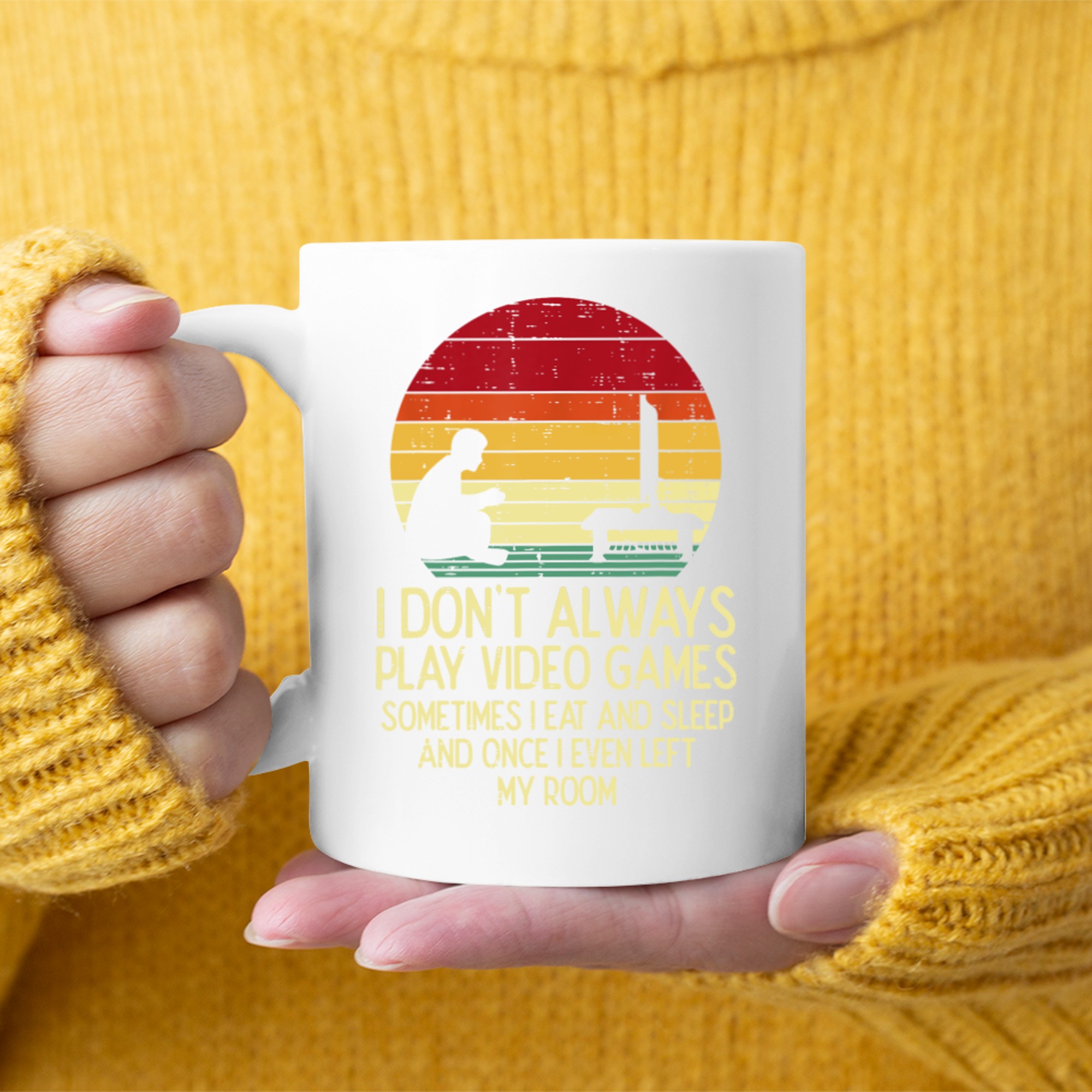 Dont Always Play Video Games Retro Gamer Mug