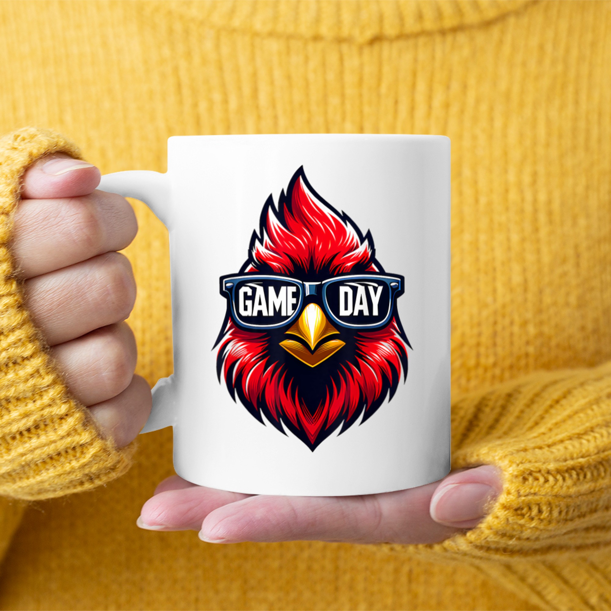 Game Day Cool Bird Funny Gamer Sports Fan Mug
