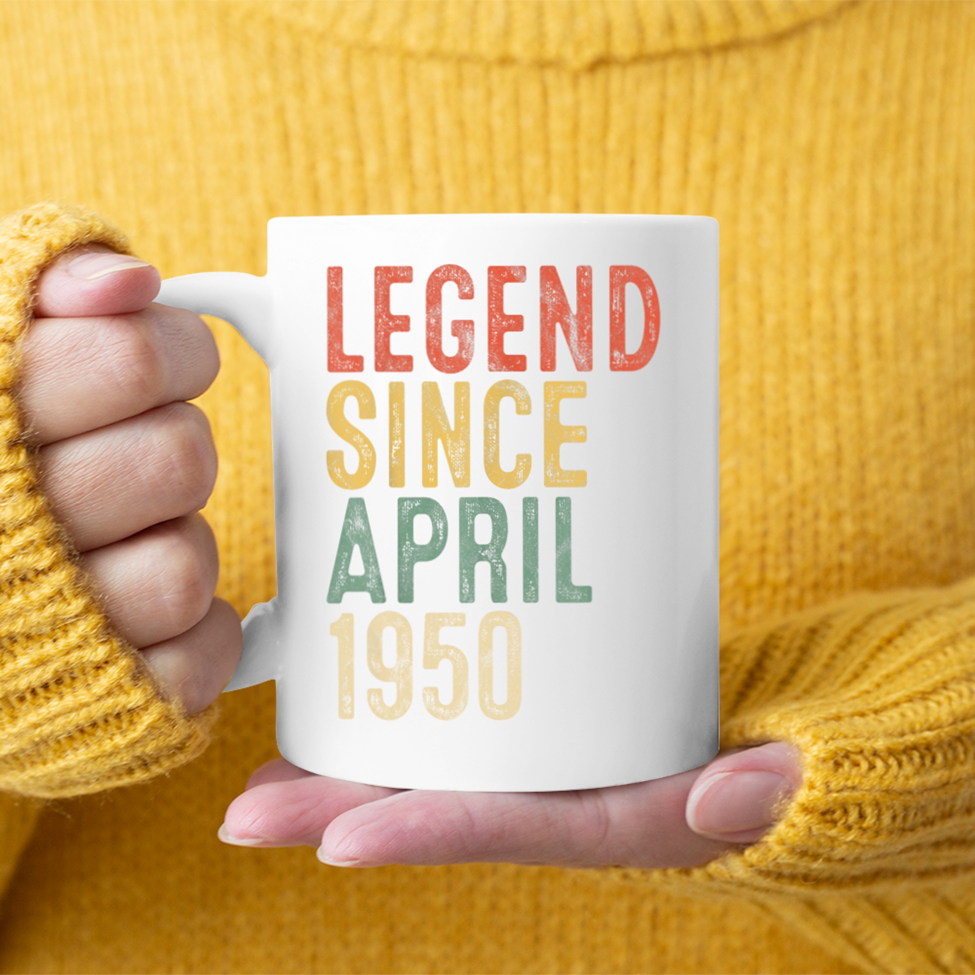 Legend 75th Birthday Gifts for Men Women Year Old Mug