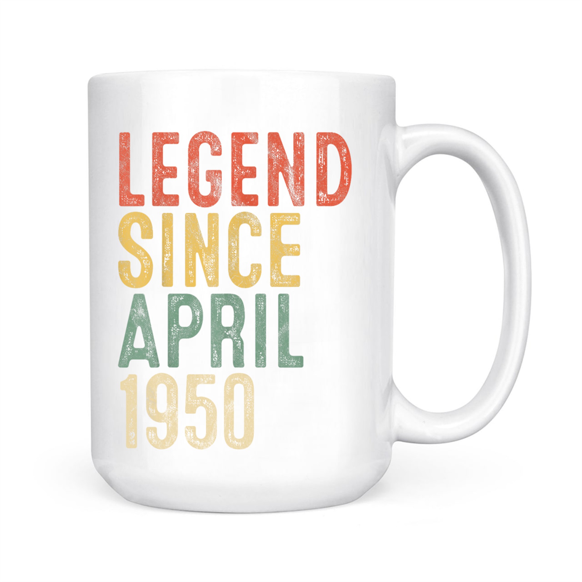 Legend 75th Birthday Gifts for Men Women Year Old Mug