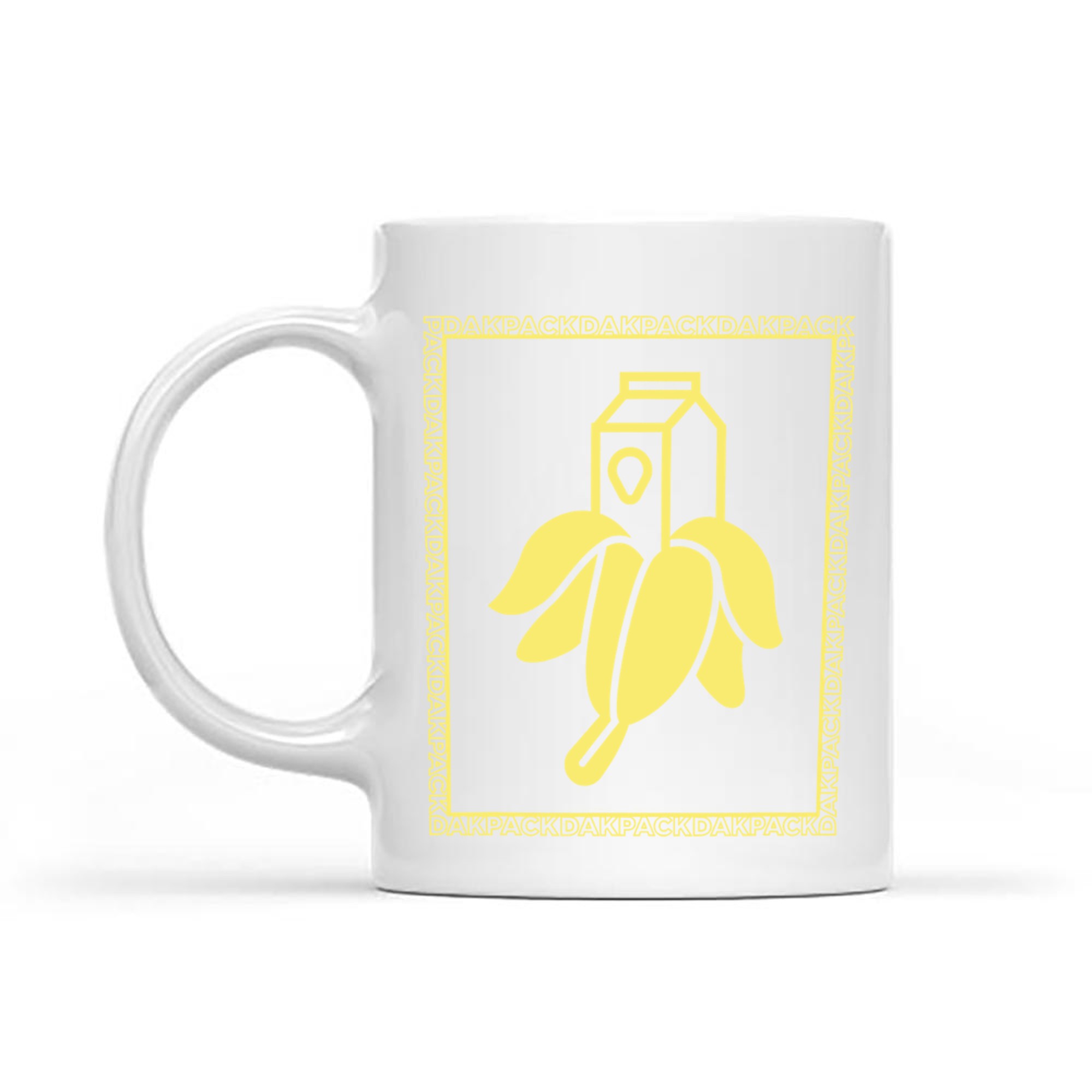 Milky Banana Funny Text Dakpack Vintage Mug