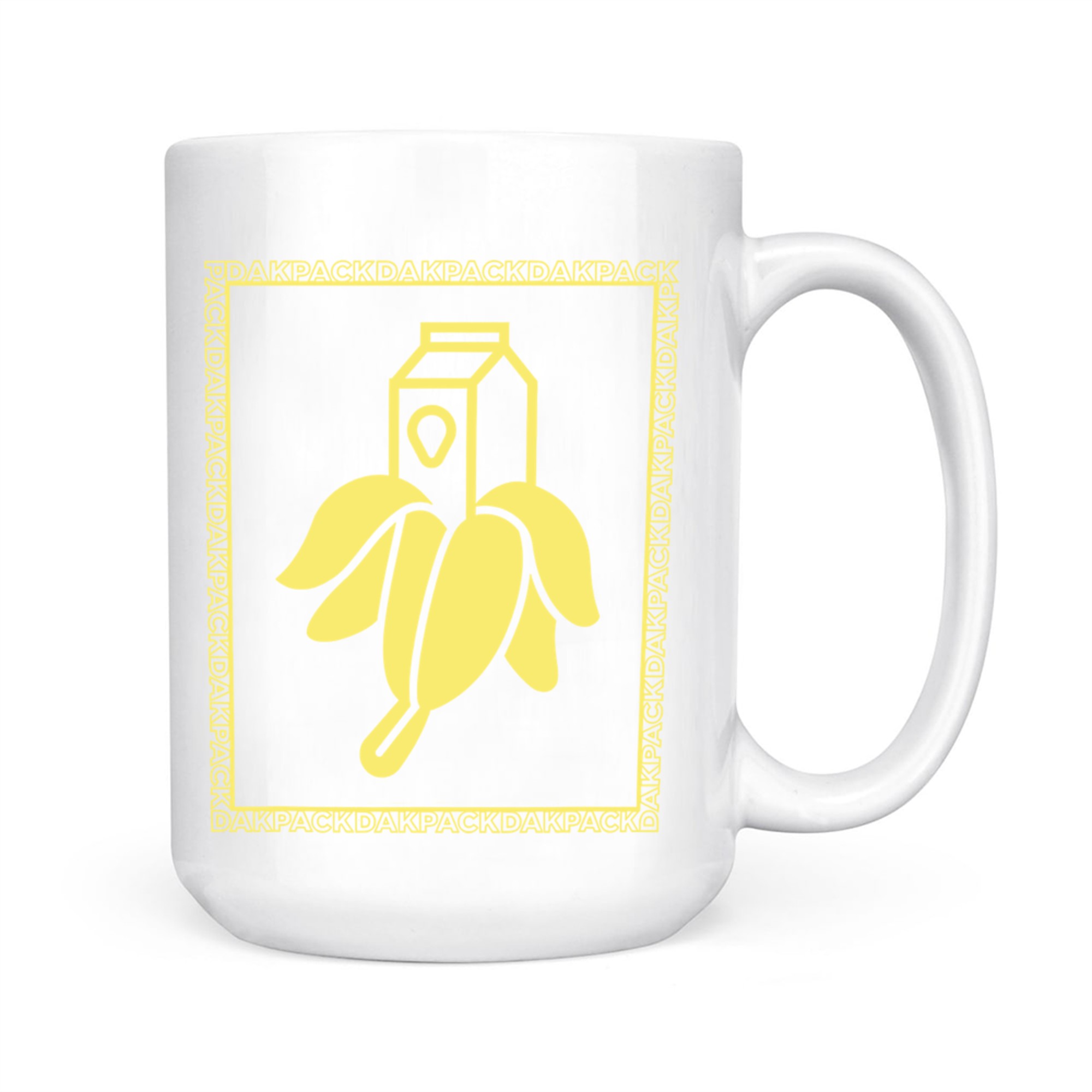 Milky Banana Funny Text Dakpack Vintage Mug