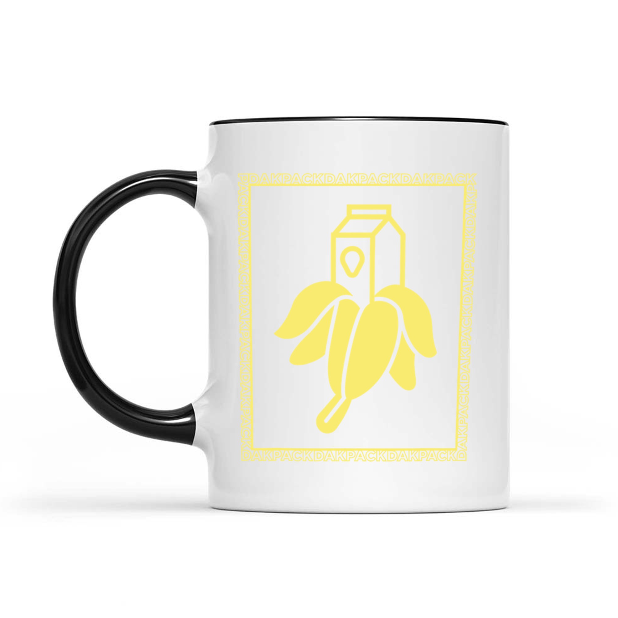 Milky Banana Funny Text Dakpack Vintage Mug