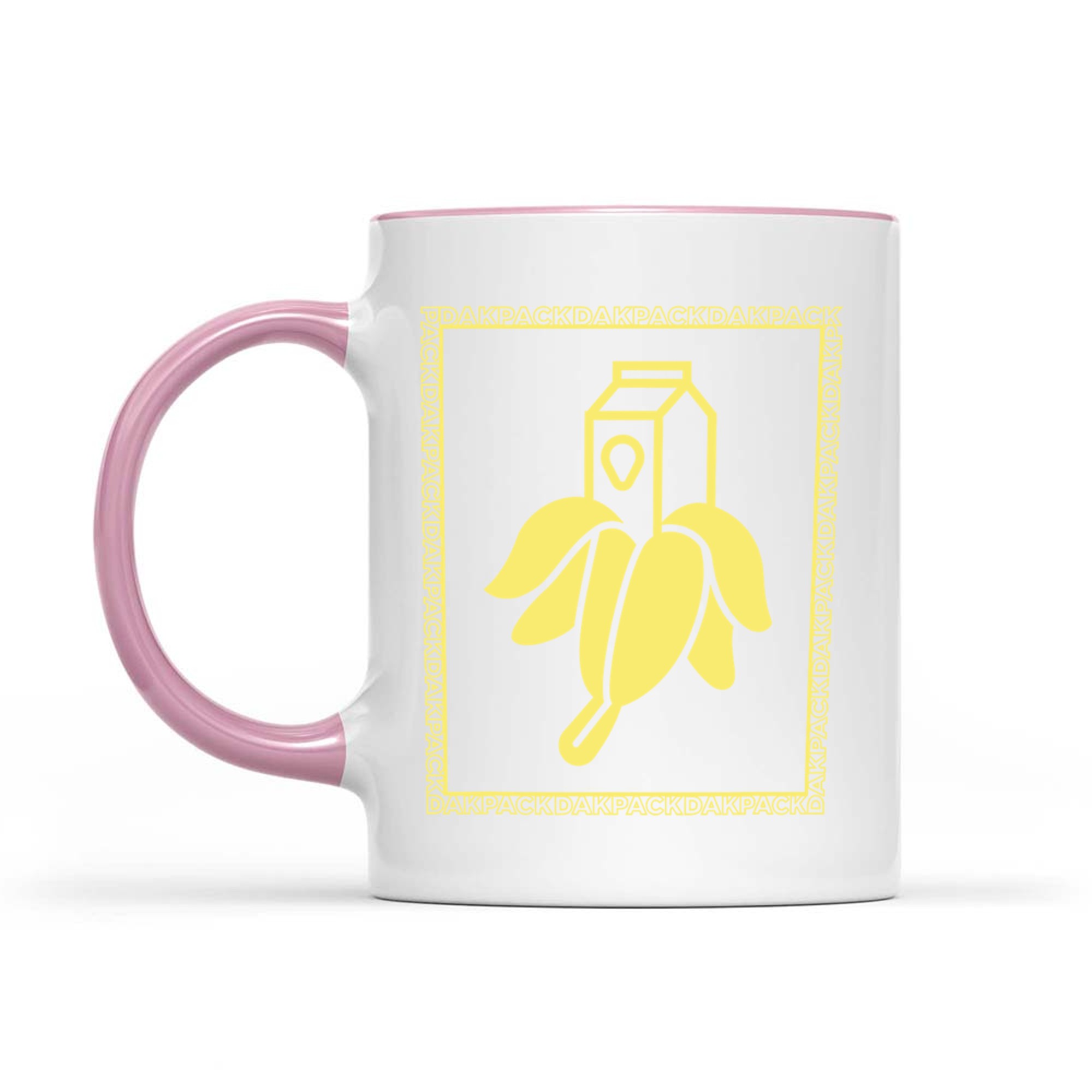 Milky Banana Funny Text Dakpack Vintage Mug