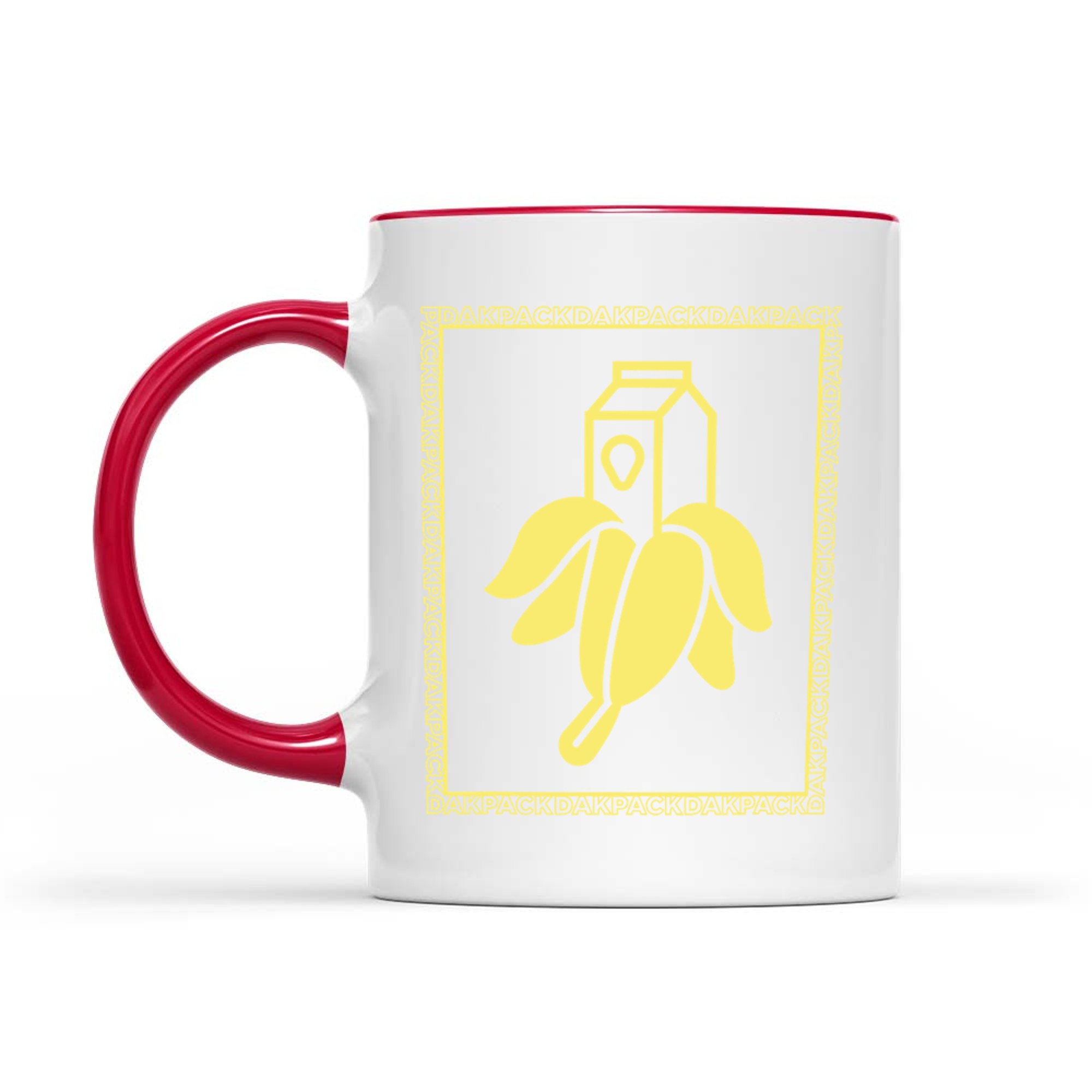 Milky Banana Funny Text Dakpack Vintage Mug