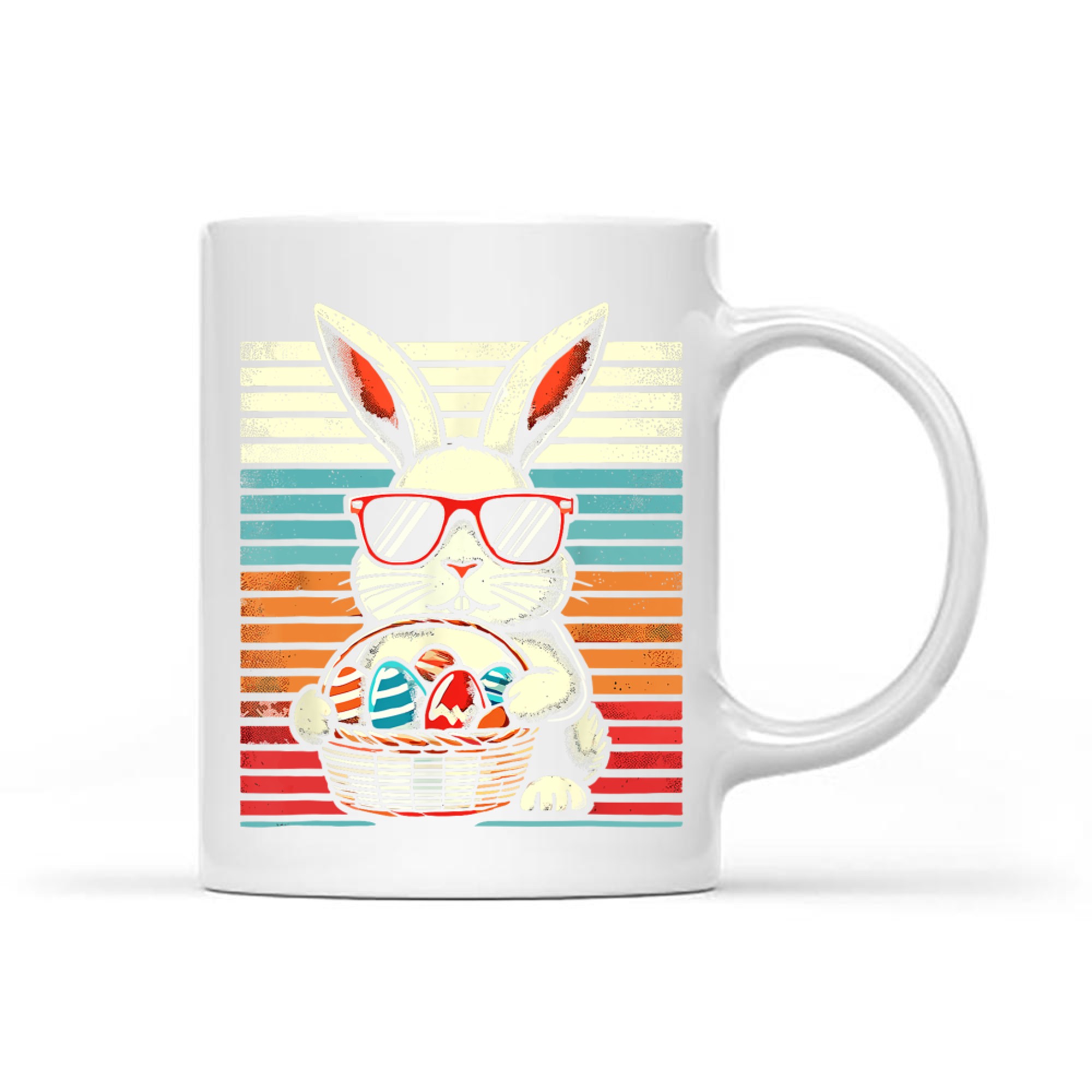 Retro Easter Bunny Funny Easter Mug