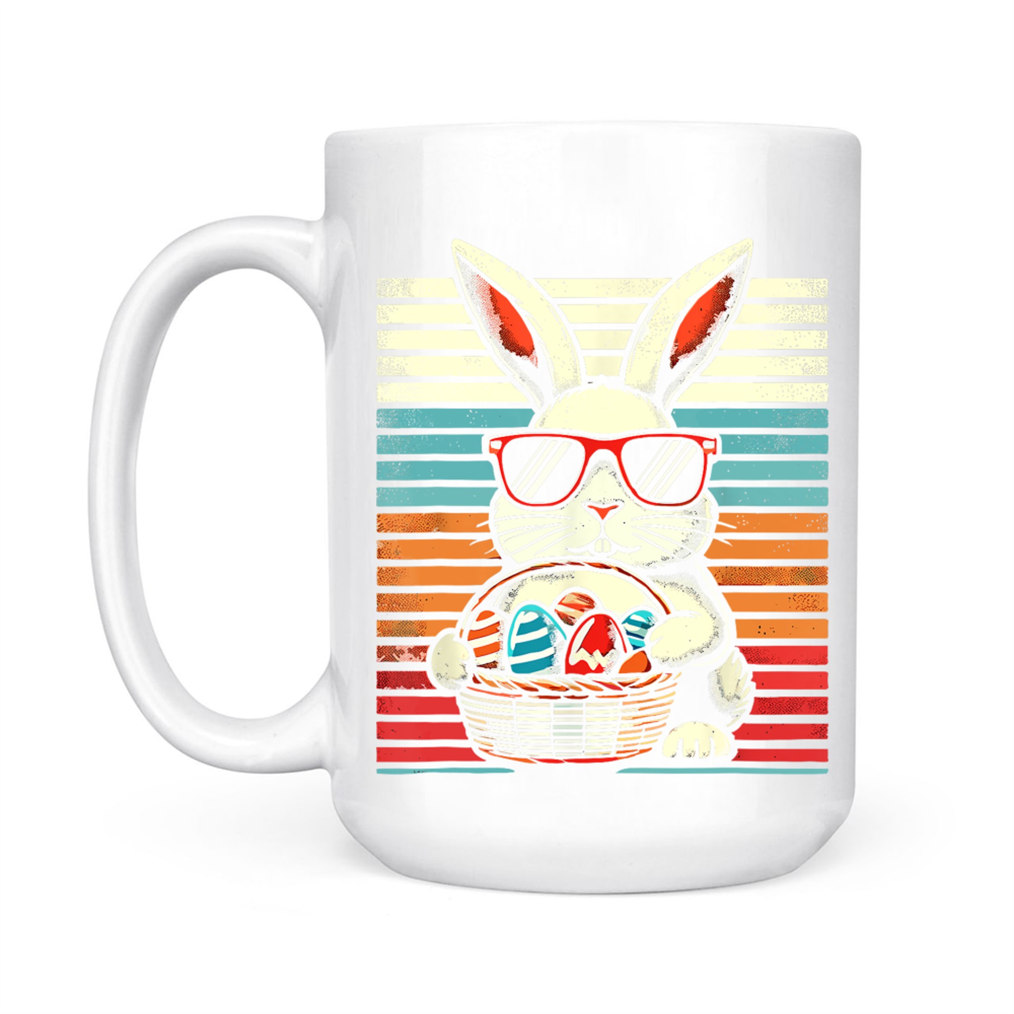 Retro Easter Bunny Funny Easter Mug
