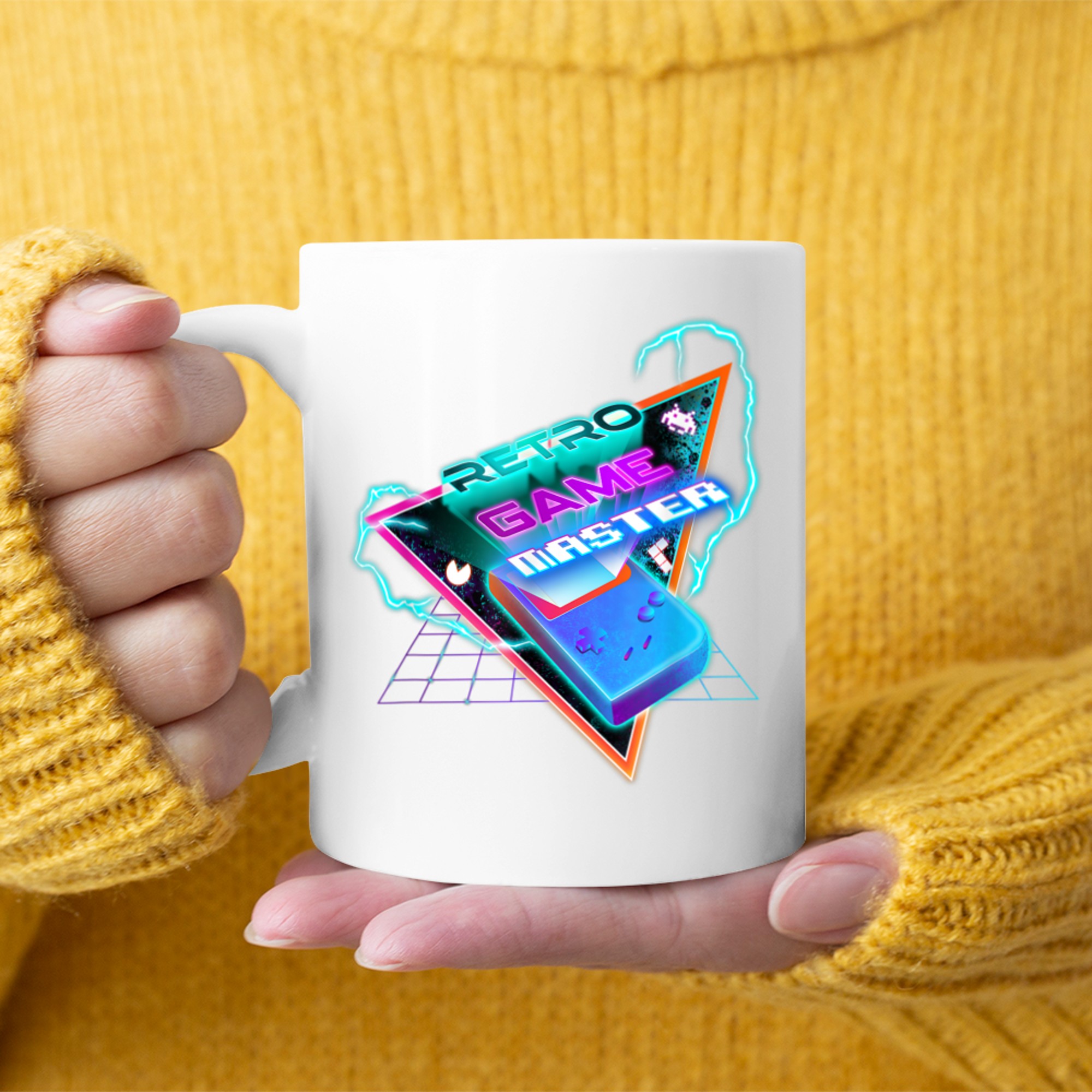 Retro Game Master 80s Vaporwave Gaming Design Nostalgic Gamers Mug