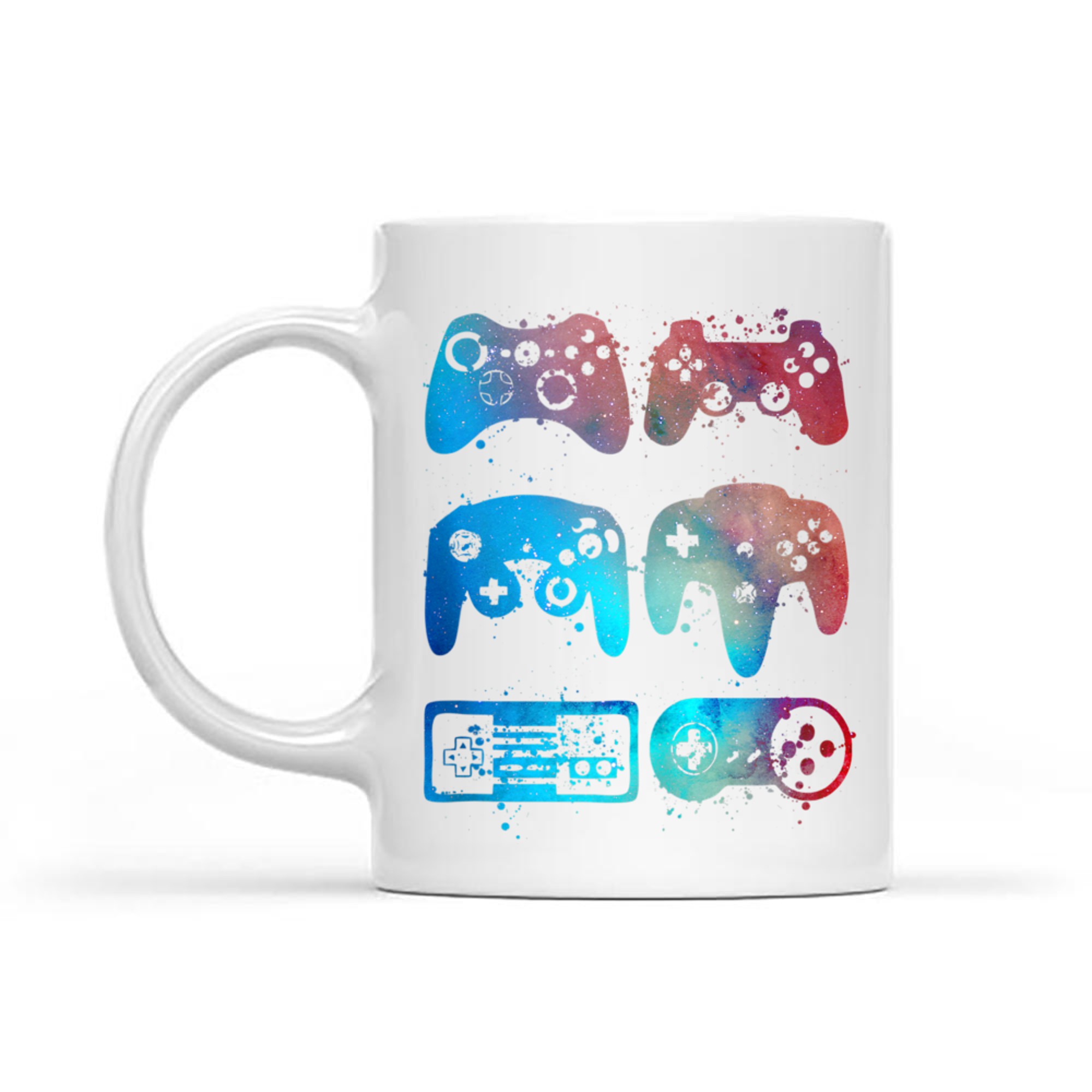 Retro Video Game Controllers Gaming Gamer Mug