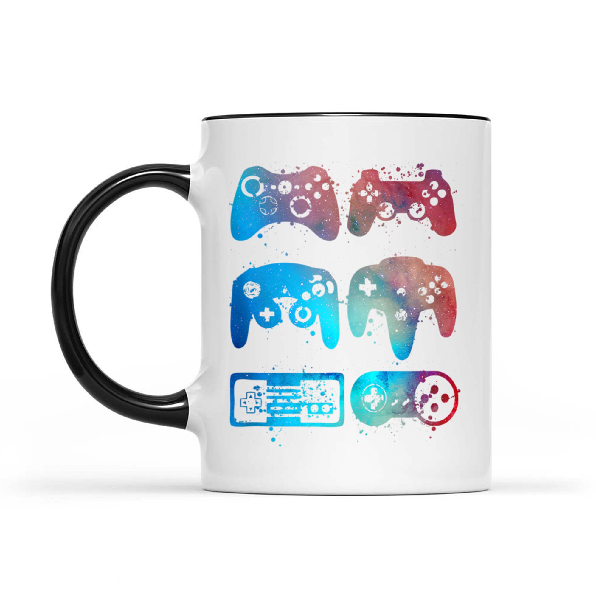 Retro Video Game Controllers Gaming Gamer Mug