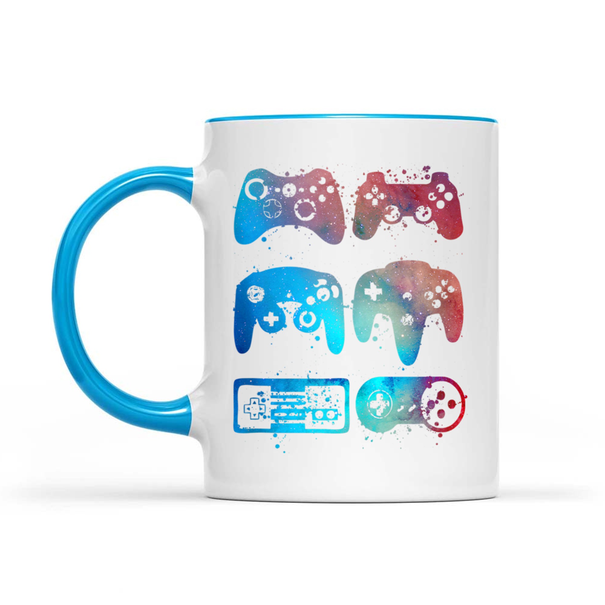 Retro Video Game Controllers Gaming Gamer Mug
