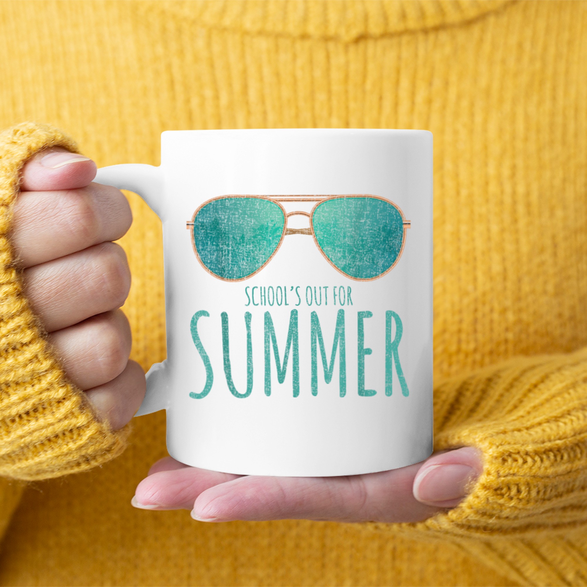 Schools Out Of Summer Happy Last Day Of School Vacation Mug