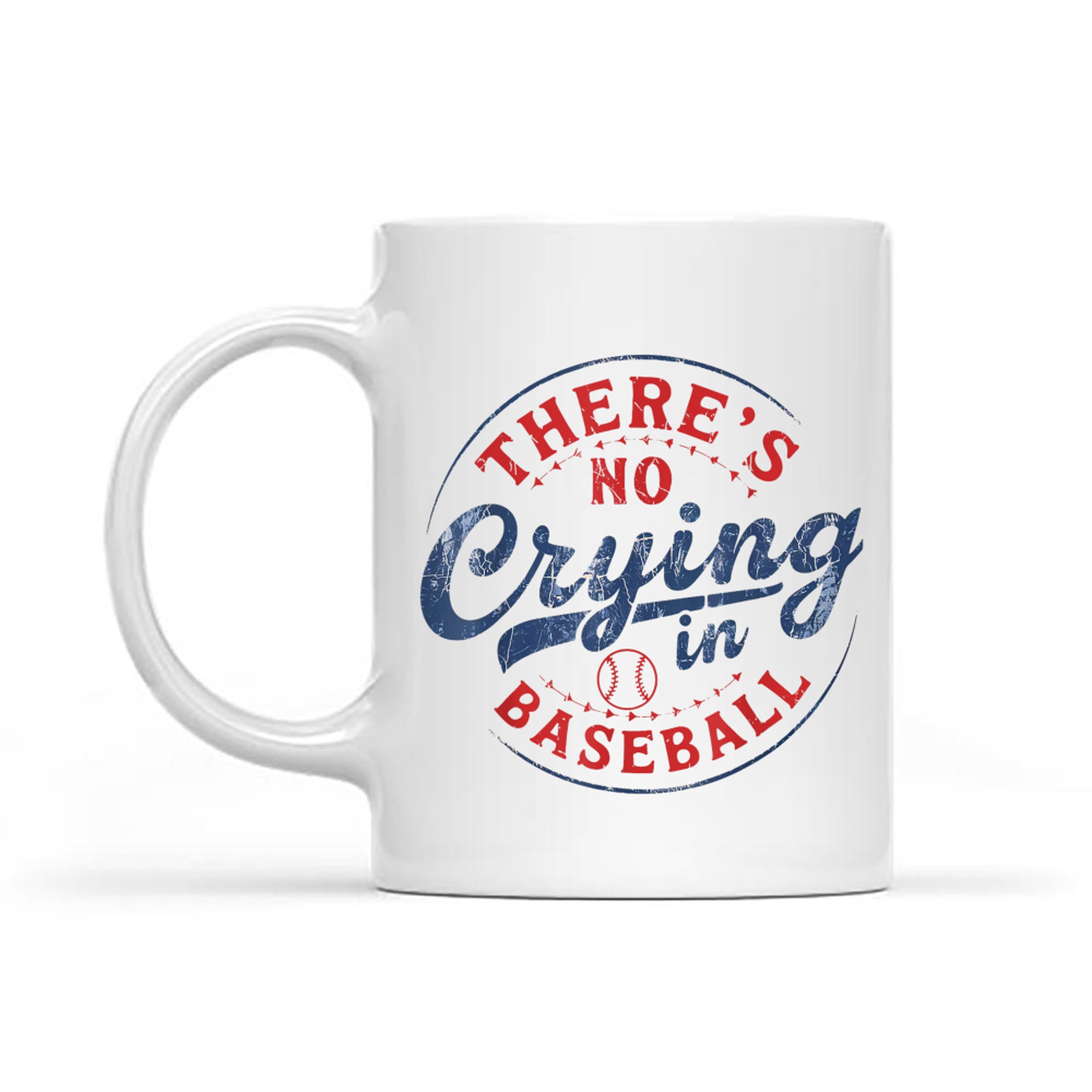 There Is No Crying In Baseball Funny Game Day Baseball Mom Mug