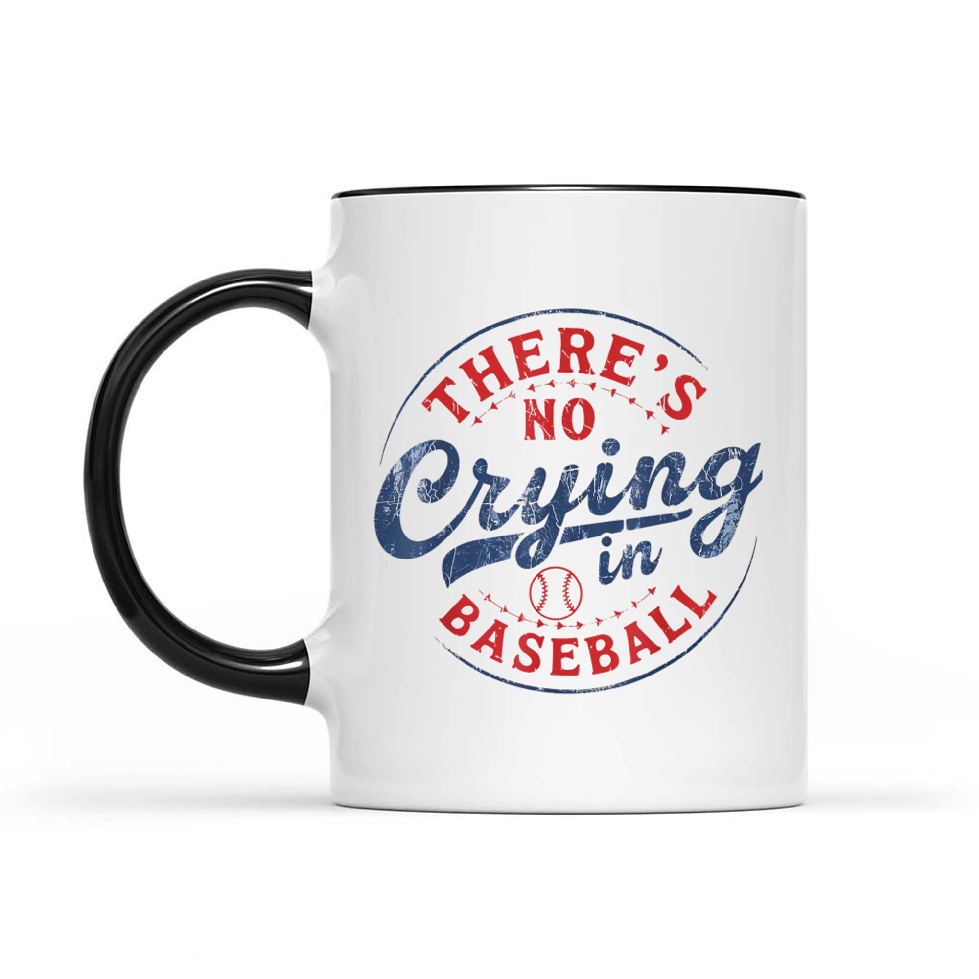 There Is No Crying In Baseball Funny Game Day Baseball Mom Mug
