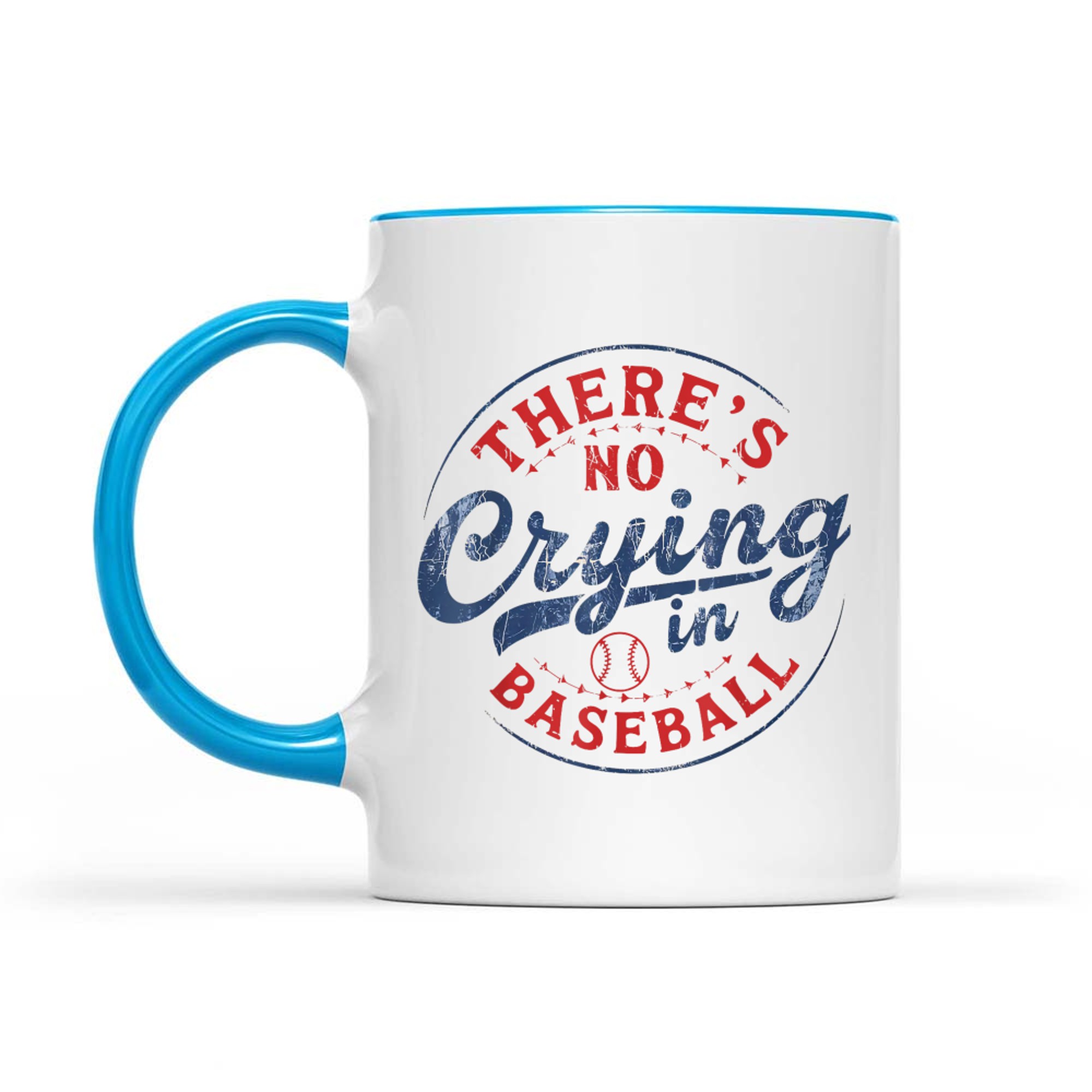 There Is No Crying In Baseball Funny Game Day Baseball Mom Mug