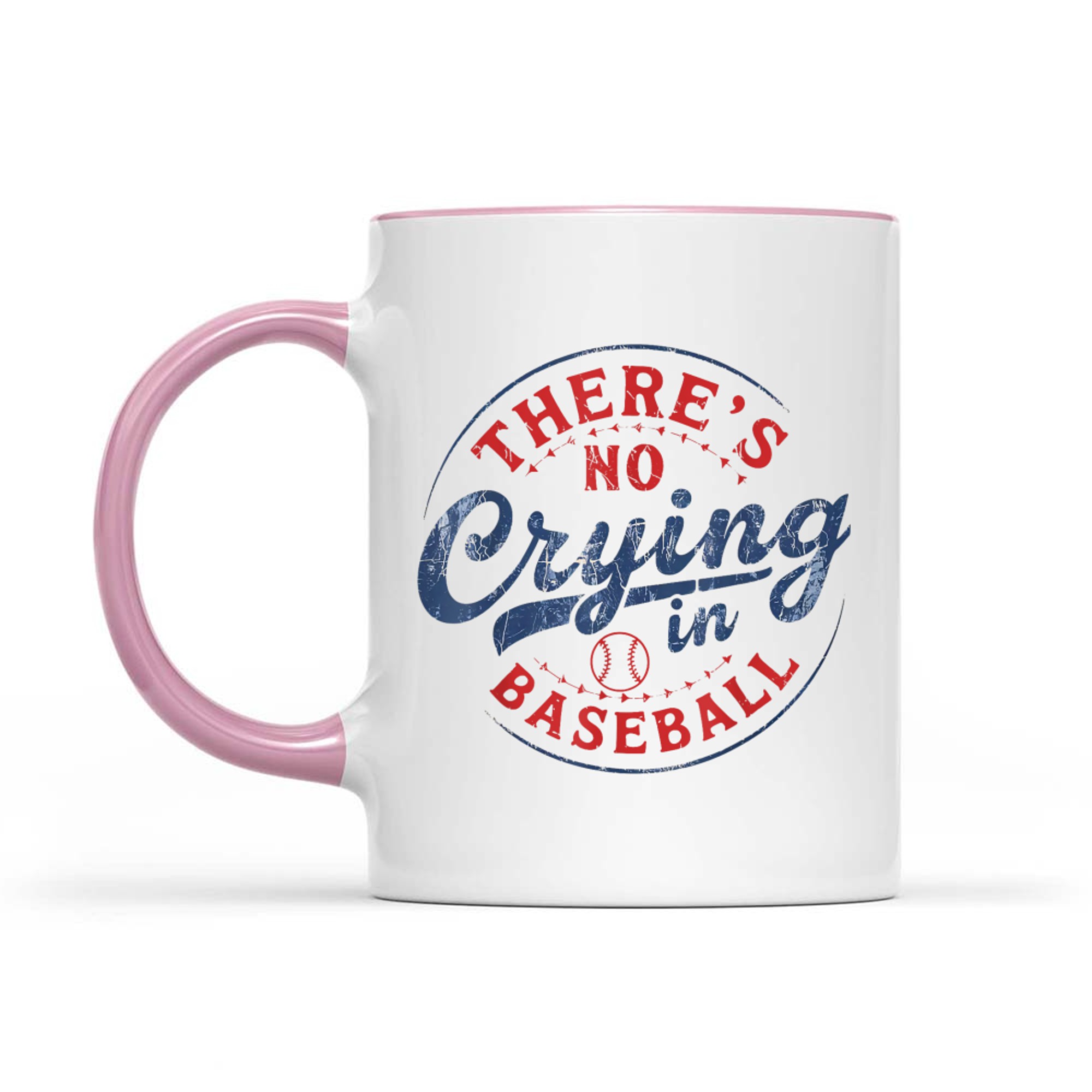 There Is No Crying In Baseball Funny Game Day Baseball Mom Mug