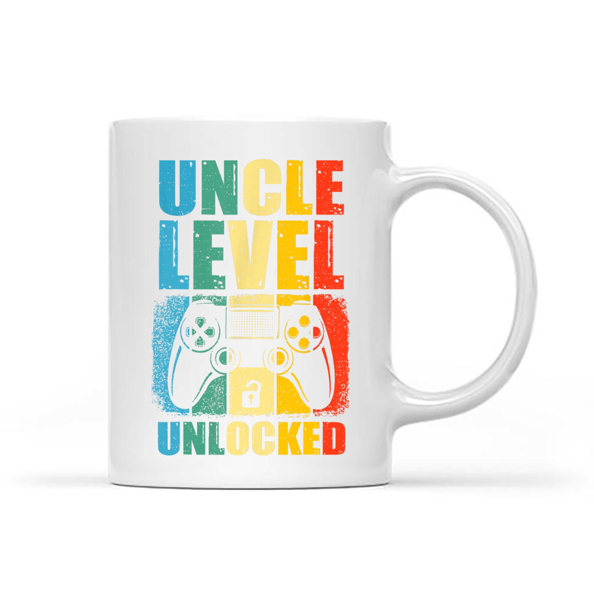Uncle Level Unlocked Leveled Up To Uncle Promoted To Gamer Mug
