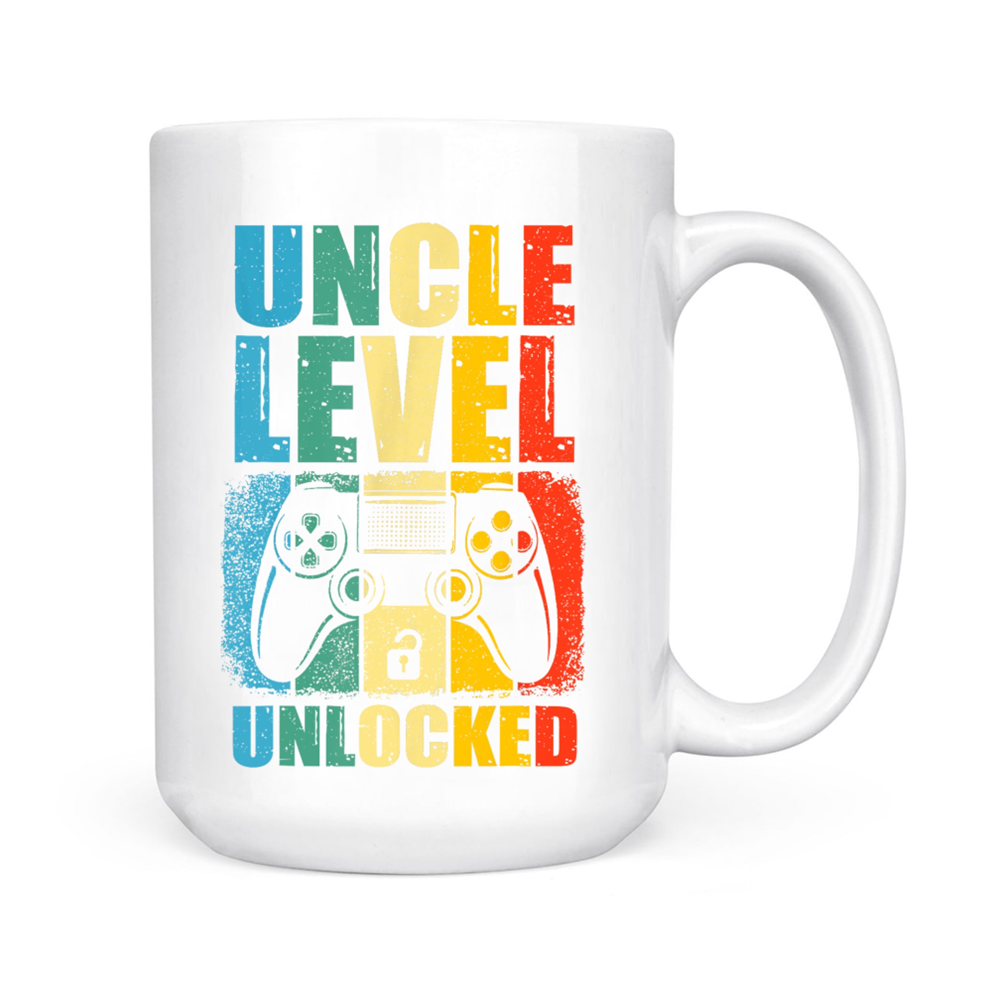 Uncle Level Unlocked Leveled Up To Uncle Promoted To Gamer Mug
