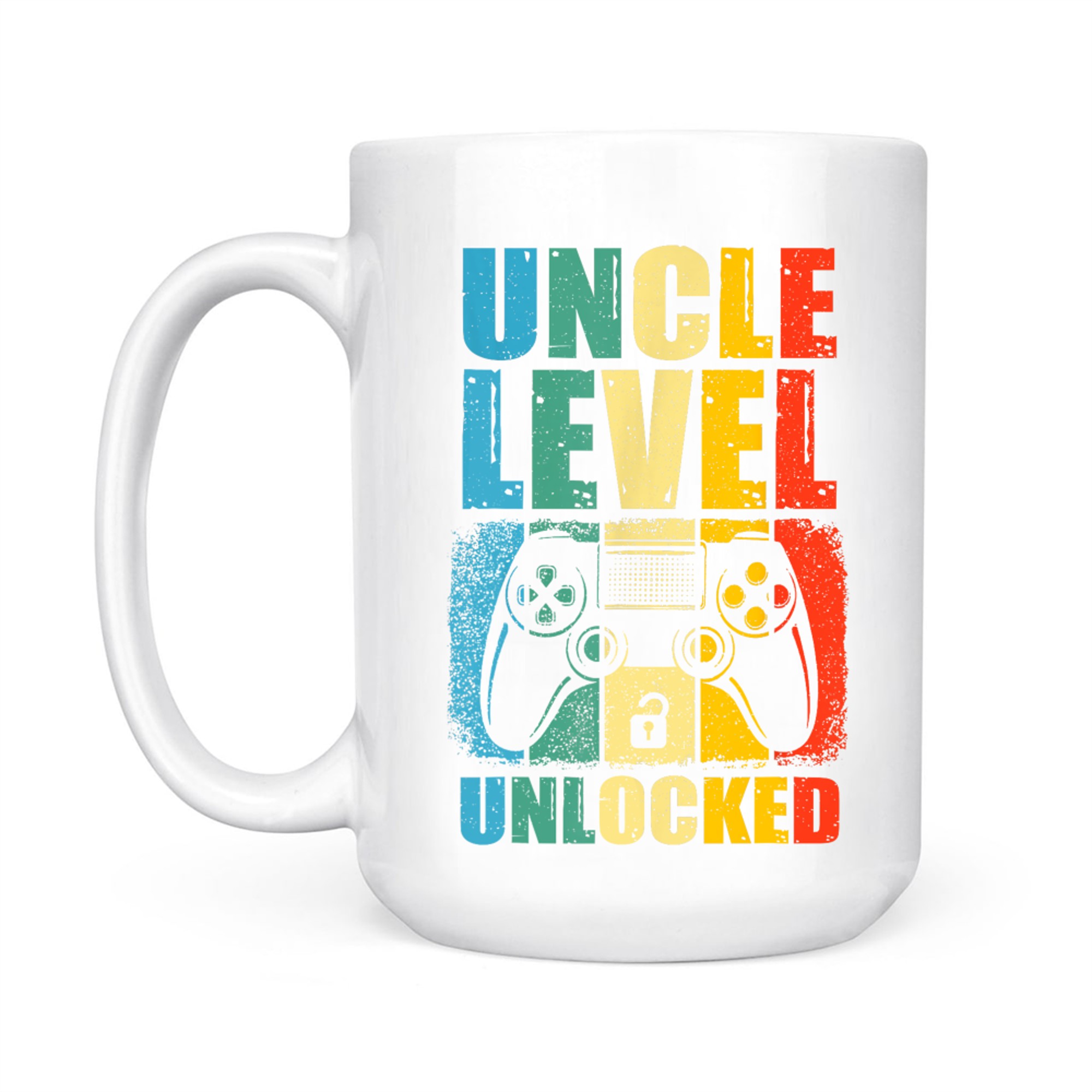 Uncle Level Unlocked Leveled Up To Uncle Promoted To Gamer Mug