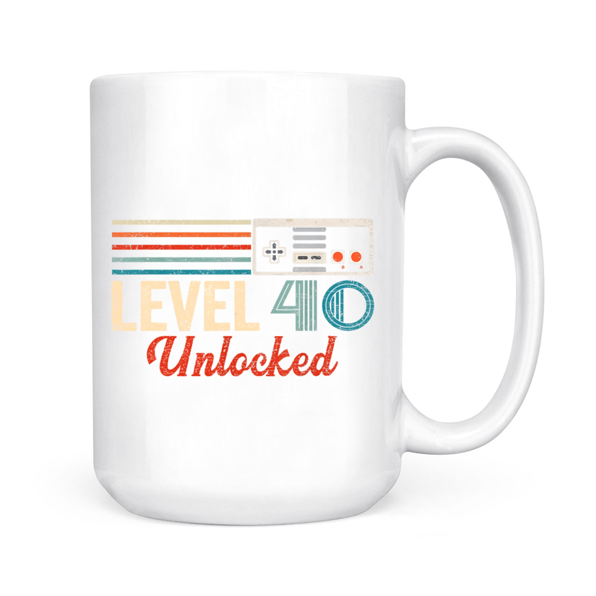 Unlocked Level Birthday Boy Video Game Controller Mug