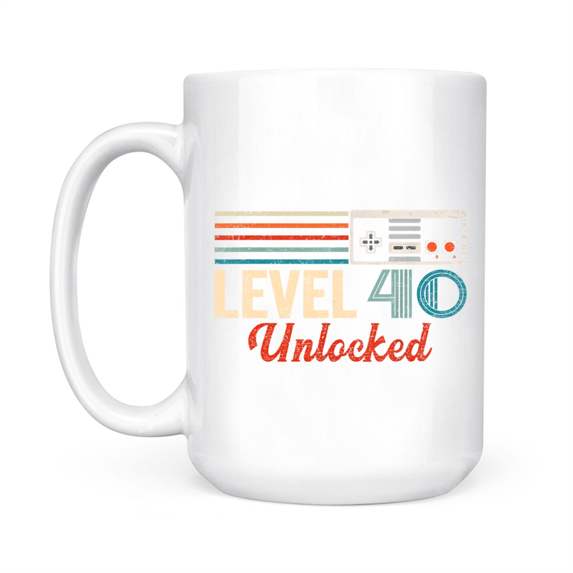 Unlocked Level Birthday Boy Video Game Controller Mug
